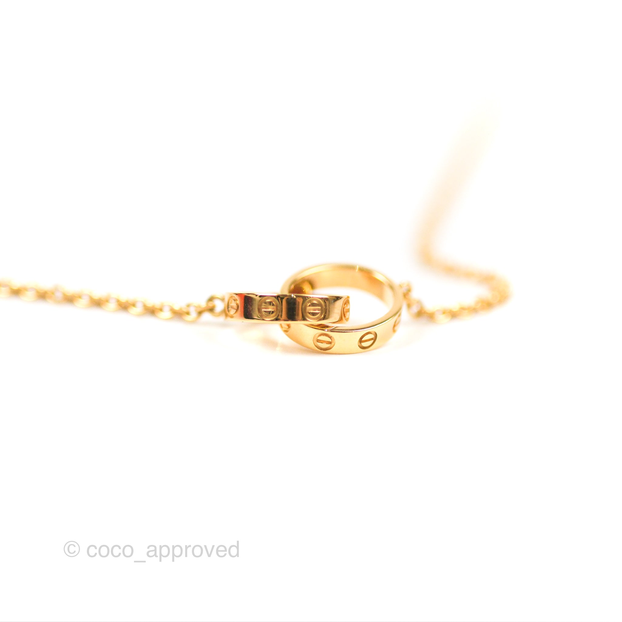 Cartier Love Necklace 18K Yellow Gold for Women - Romantic Gift for Anniversary, Valentine's Day & Special Occasions