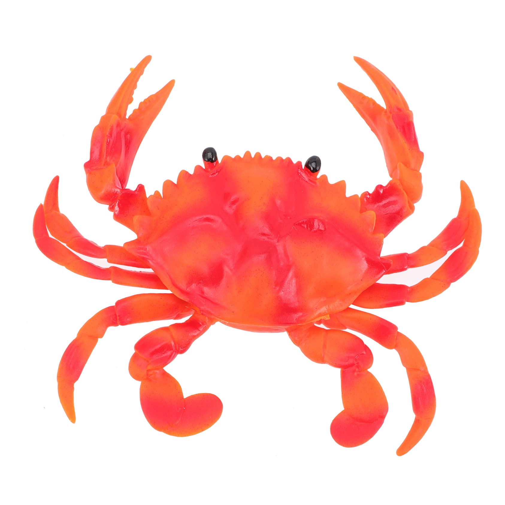 FELTECHELECTR Lobster Model Seafood Toy - Stress Relief & Decompression Crab Toy for Kids, Toddler Ocean Animal Playset - Realistic PVC Fake Crab Toys for Child Development & Pretend Play | Perfect for Beach Themed Parties, Sensory Play & Early Learning Activities