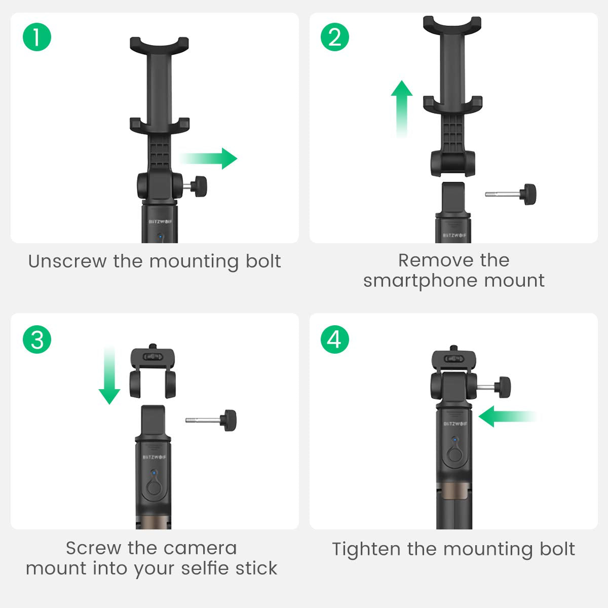 Premium Extendable Selfie Stick with Tripod Stand & GoPro Mount - Perfect for Travel, Vlogging, and Outdoor Adventures