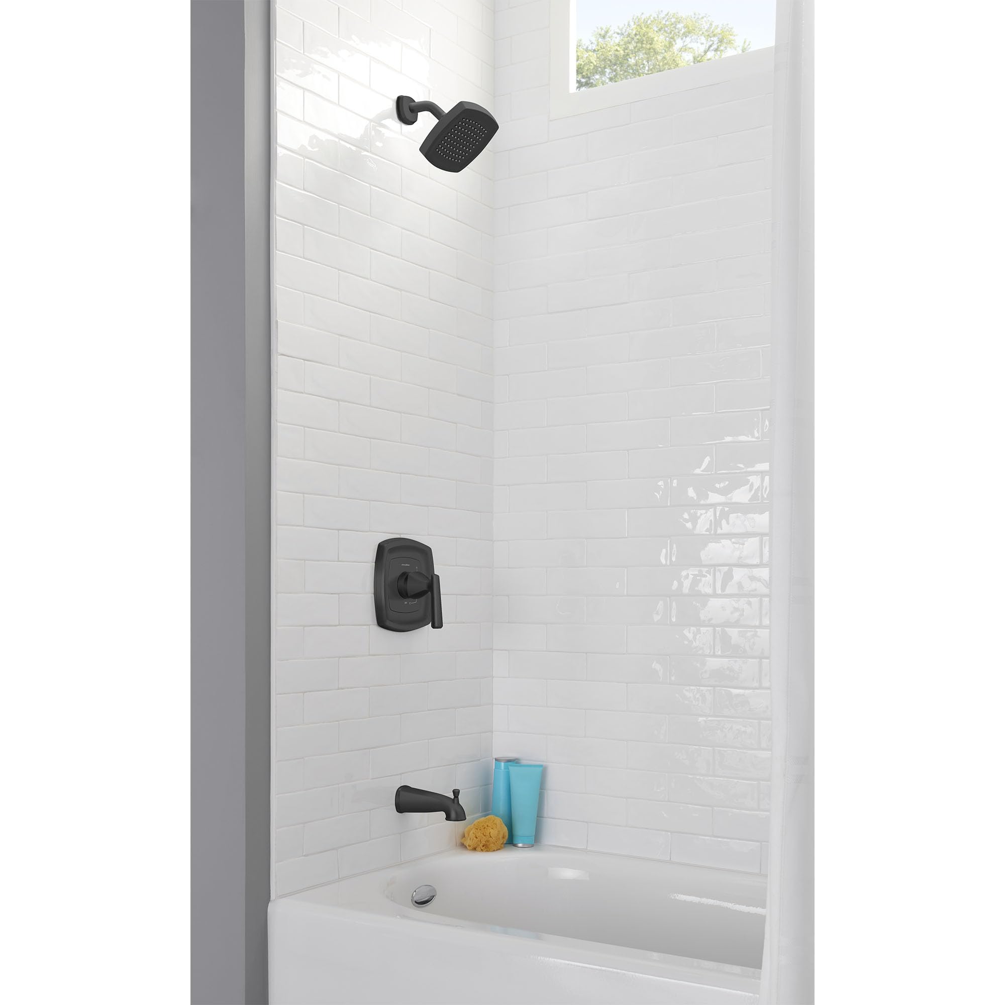 American Standard TU018508.002 Edgemere Bathtub Faucet & Shower Trim Kit with 1.8 GPM Water-Saving Shower Head & Cartridge - Polished Chrome - Perfect for Bathroom Remodel & Water Conservation