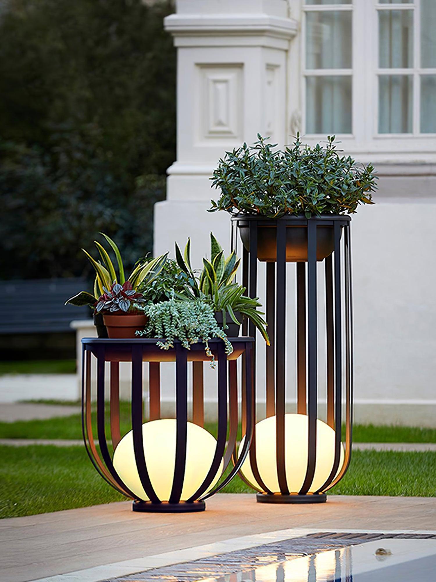 Solar Powered Outdoor Garden Lights - Waterproof LED Landscape Lighting for Patio, Yard, Pathway - Energy Efficient Solar Lamp for Home Decor & Backyard Illumination