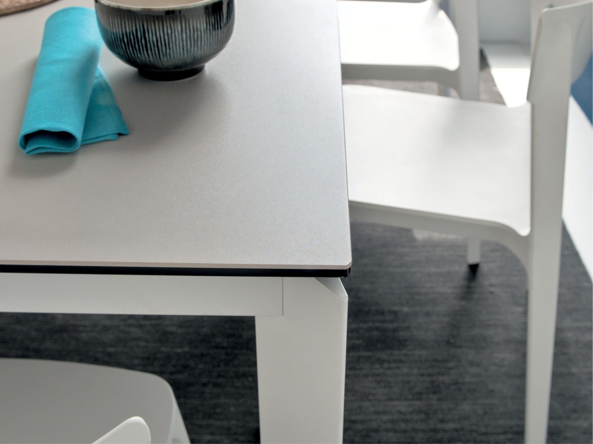 Baron Table - Modern Dining Table for Home & Office | Elegant Wooden Table for Kitchen, Dining Room, Living Room | Perfect for Family Gatherings, Dinner Parties & Workspace