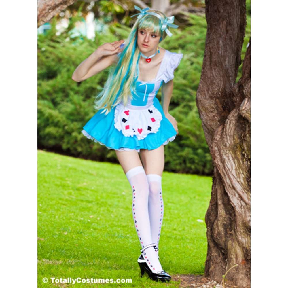 Leg Avenue Women's Alice in Wonderland Costume - Halloween, Cosplay, Themed Party Outfit