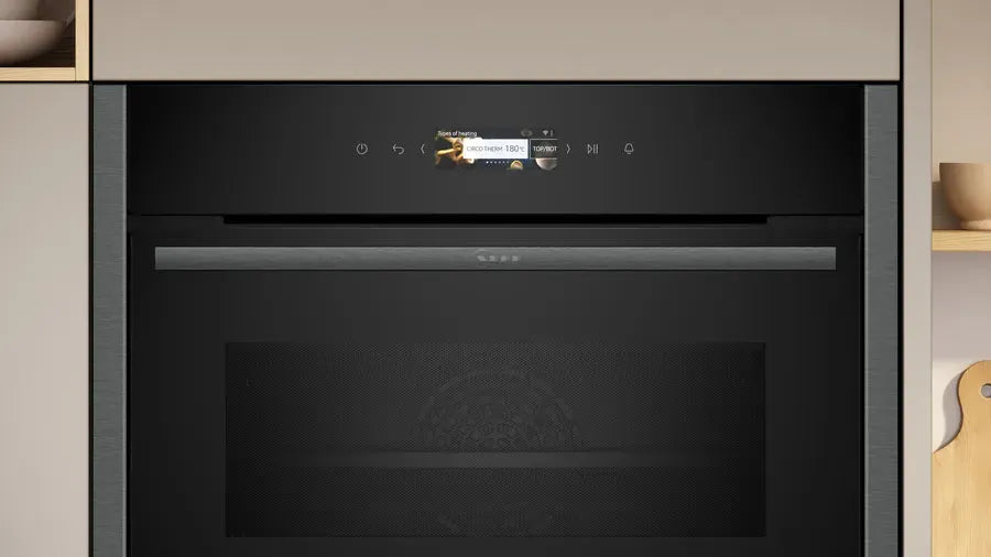 **Neff 45cm Built-In Combi Microwave Oven N70 C24MR21G0B – Perfect for Modern Kitchens & Small Spaces**