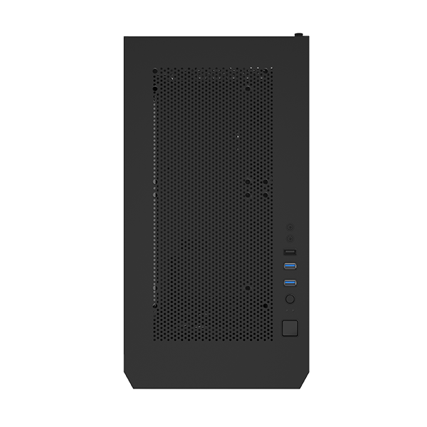 Montech Air 100 ARGB Black mATX PC Case with Tempered Glass Side Panel - Compact Gaming Computer Case for Home & Office Setup