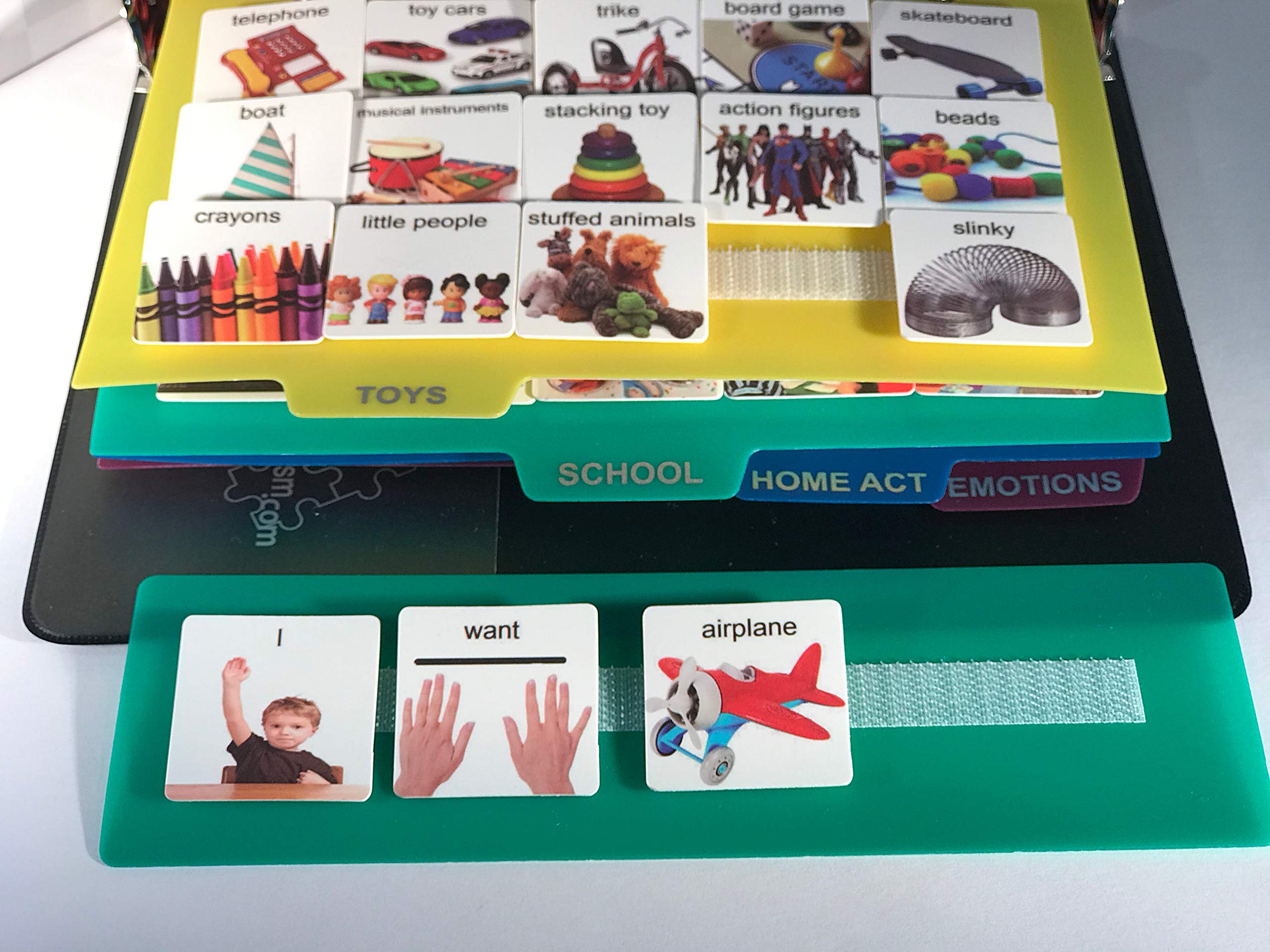 162 ASD Photo Picture Cards for Autism Language & Vocabulary - Speech Therapy Visual Communication Book for ADHD, Apraxia & Special Needs Learning - Ideal for Classrooms & Home Education