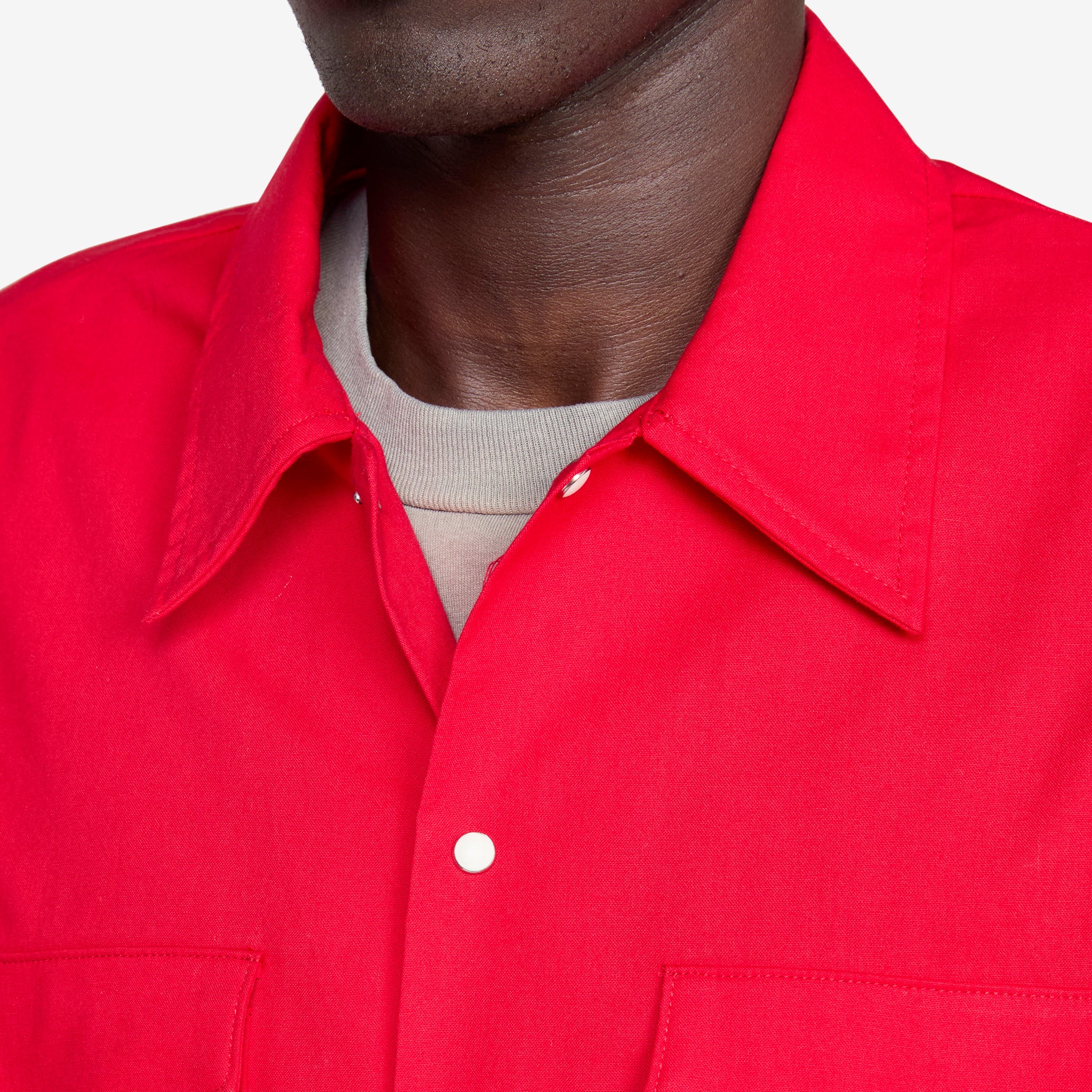 Western Twill Mechanic Work Shirt - Cherry Red for Men | Durable & Comfortable Workwear for Auto Repair, Construction & Outdoor Jobs