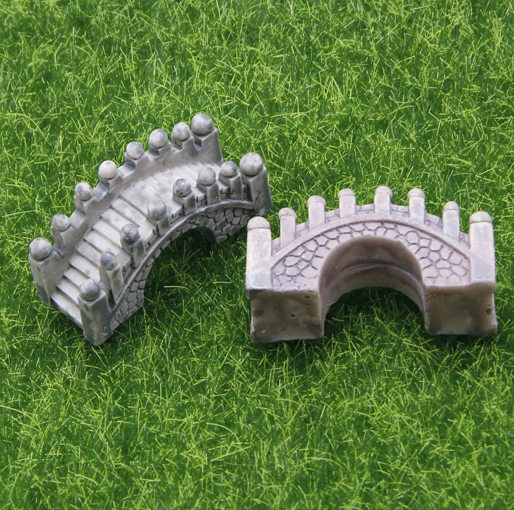 Mini Fairy Garden Accessories - Miniature Garden Decor Set with Bridges, Gnomes & Sculptures | Outdoor Zen Garden, Patio & Yard Decoration for Enchanted Landscapes