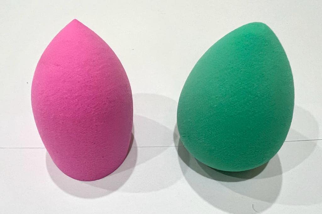 DEEGLO Professional Beauty Blender - 2 Pack Makeup Sponge for Flawless Foundation | Multi-Color for Daily Makeup