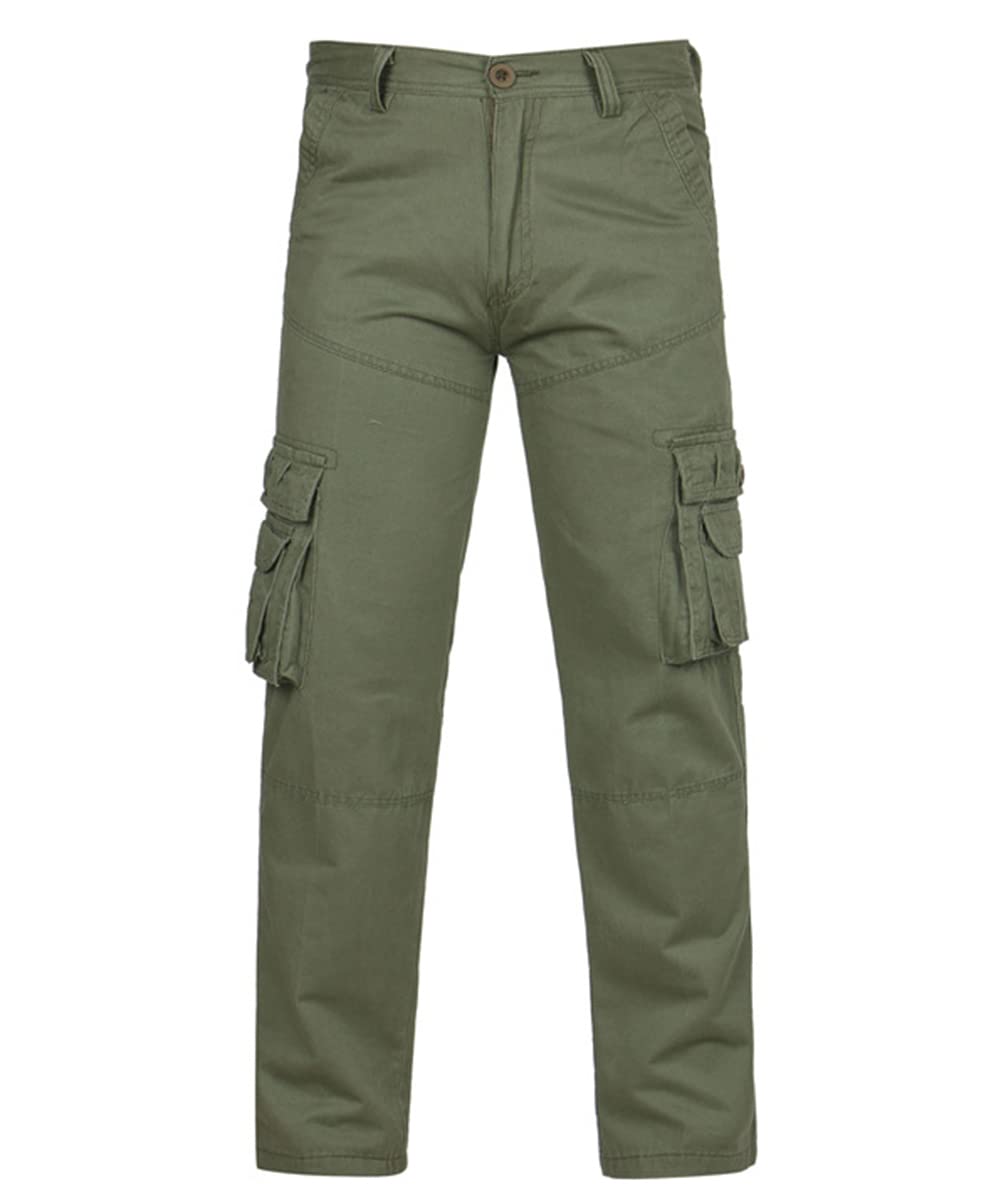 Men's Tactical Cargo Pants - Lightweight Outdoor Work Pants with Scratch-Resistant Fabric & Multiple Pockets - Perfect for Hiking, Camping, Construction Work & Military Use