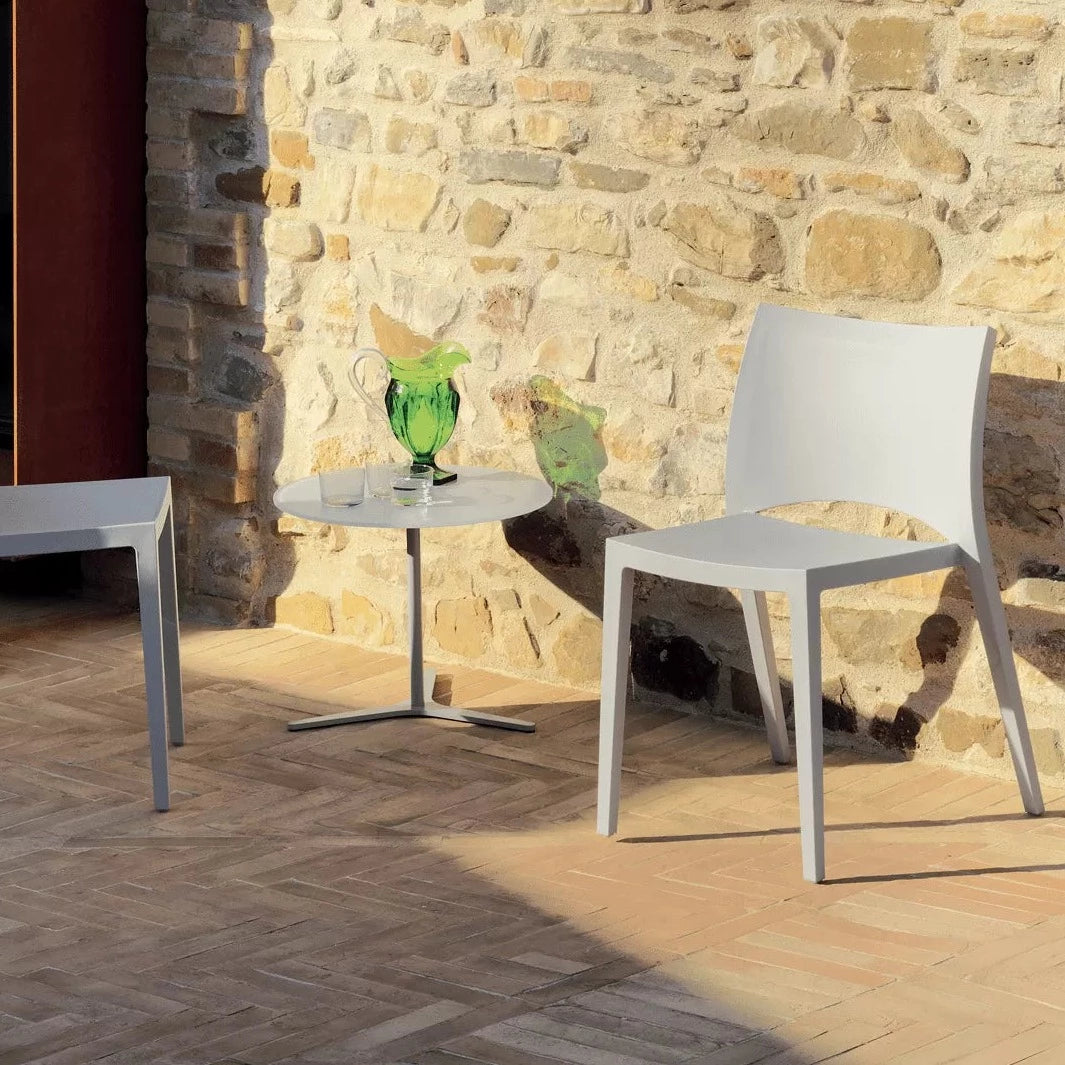 Aqua Stackable Chair - Lightweight, Durable Plastic Stacking Chairs for Indoor & Outdoor Use - Perfect for Parties, Events, and Small Spaces
