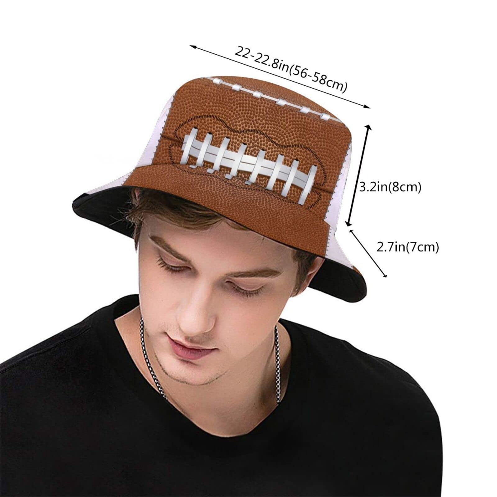 Funny American Football Bucket Hat - Reversible Unisex Summer Hat with Cool Print | Perfect for Tailgating, Beach Days & Sports Events