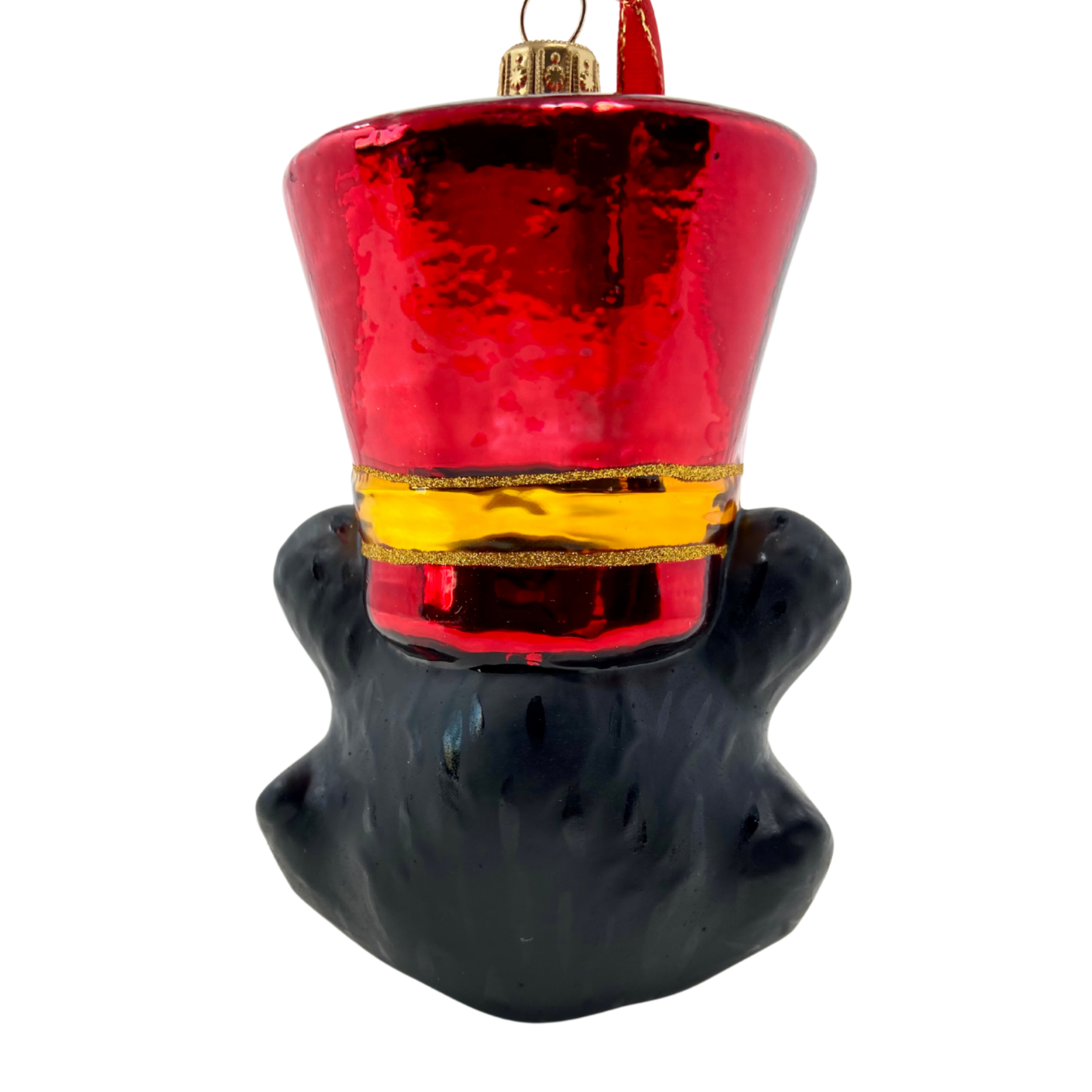 Handmade Bear Head Blown Glass Christmas Ornament - Unique Holiday Tree Decoration for Christmas, Winter, and Home Décor - Perfect for Gifts, Parties, and Festive Celebrations