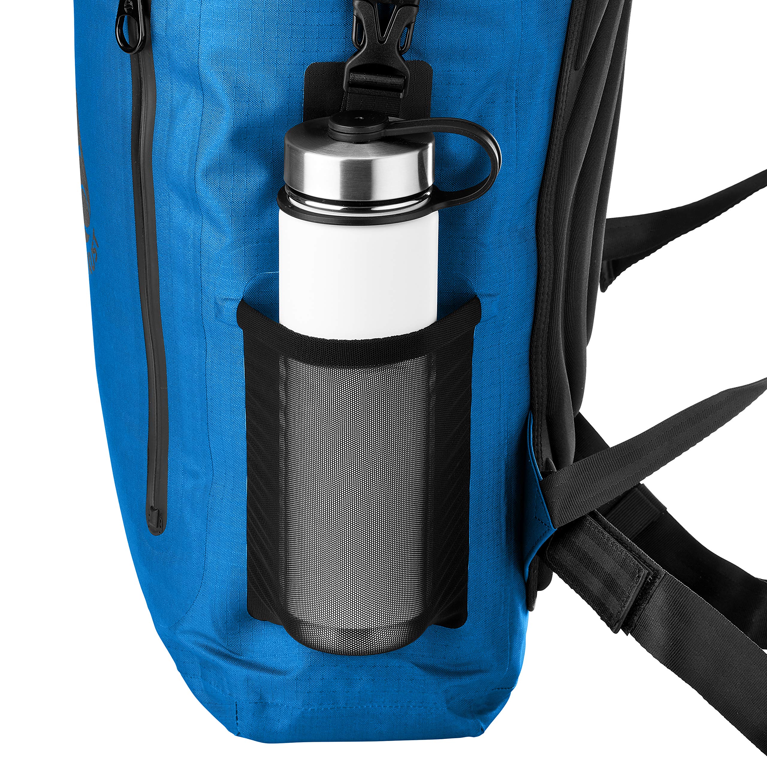Skog Å Kust BackSåk Pro Waterproof Floating Backpack with Exterior Airtight Zipper Pocket - Perfect for Kayaking, Boating & Water Sports | Durable Dry Bag for Outdoor Adventures
