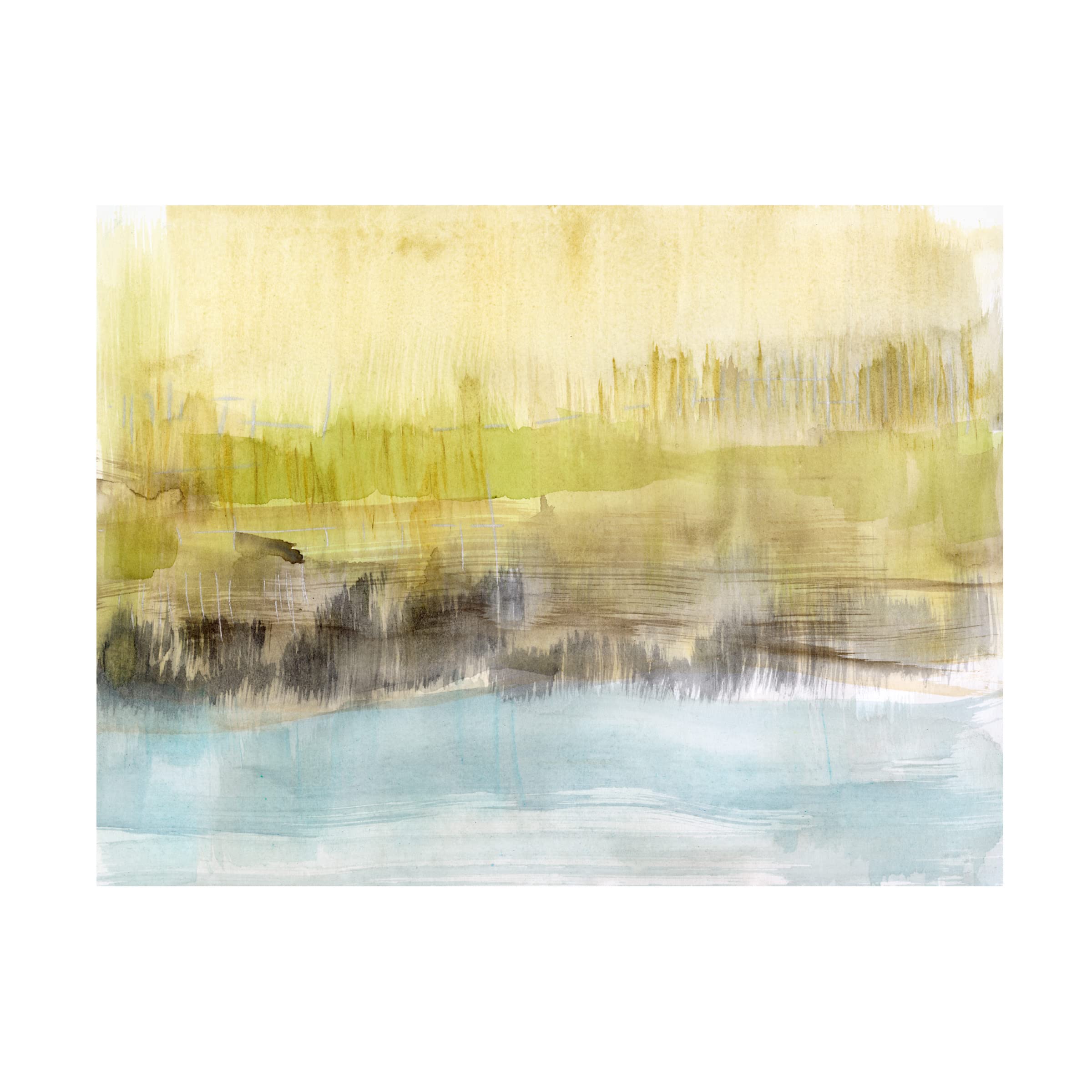 Trademark Fine Art 'Feathered Fields II' Canvas Wall Art by Jennifer Goldberger - Nature-Inspired Home Decor for Living Room, Bedroom & Office