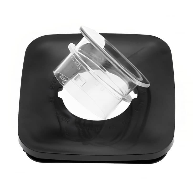TQEONKL Replacement Blender Lid and Center Cap - Compatible with Oster Blenders | Durable Square Blender Cover for Smoothies, Shakes & Food Prep