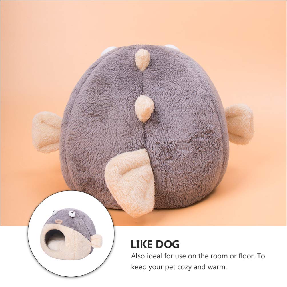 Balacoo Heated Pet Bed for Cats & Dogs - Cozy Cave Bed with PP Cotton, Warm Cat Litter Kitten Bed & Puppy Sleeping House - Perfect Indoor Cat Hut, Dog House Bed & Hamster Nest for Winter Comfort