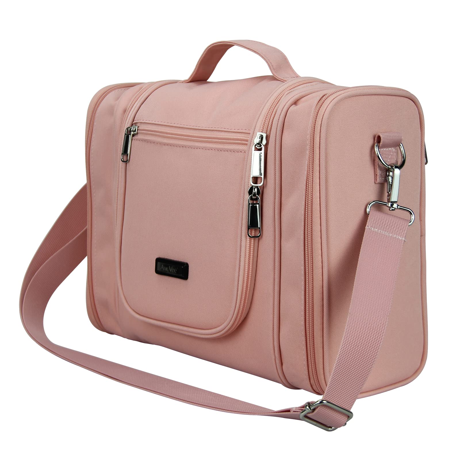AmoVee Extra Large Hanging Toiletry Bag for Women & Men - Waterproof Travel Cosmetic Organizer with Multiple Pockets for Makeup, Shampoo, Toothbrush | Perfect for Bathroom, Shower, Camping & Gym Essentials