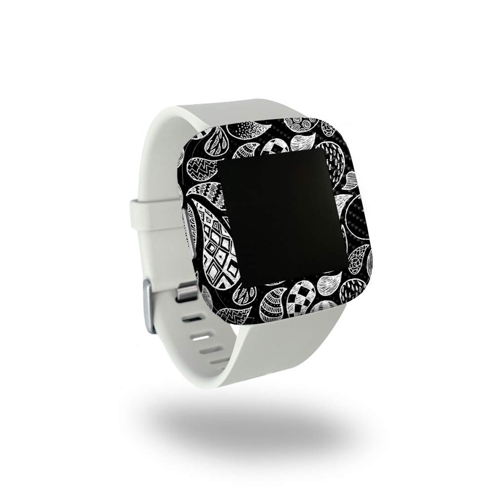 Premium Carbon Fiber Skin for Fitbit Versa 2 - Protective Durable Textured Cover | Easy to Apply & Remove | Made in USA | Perfect for Gym, Work & Outdoor Activities