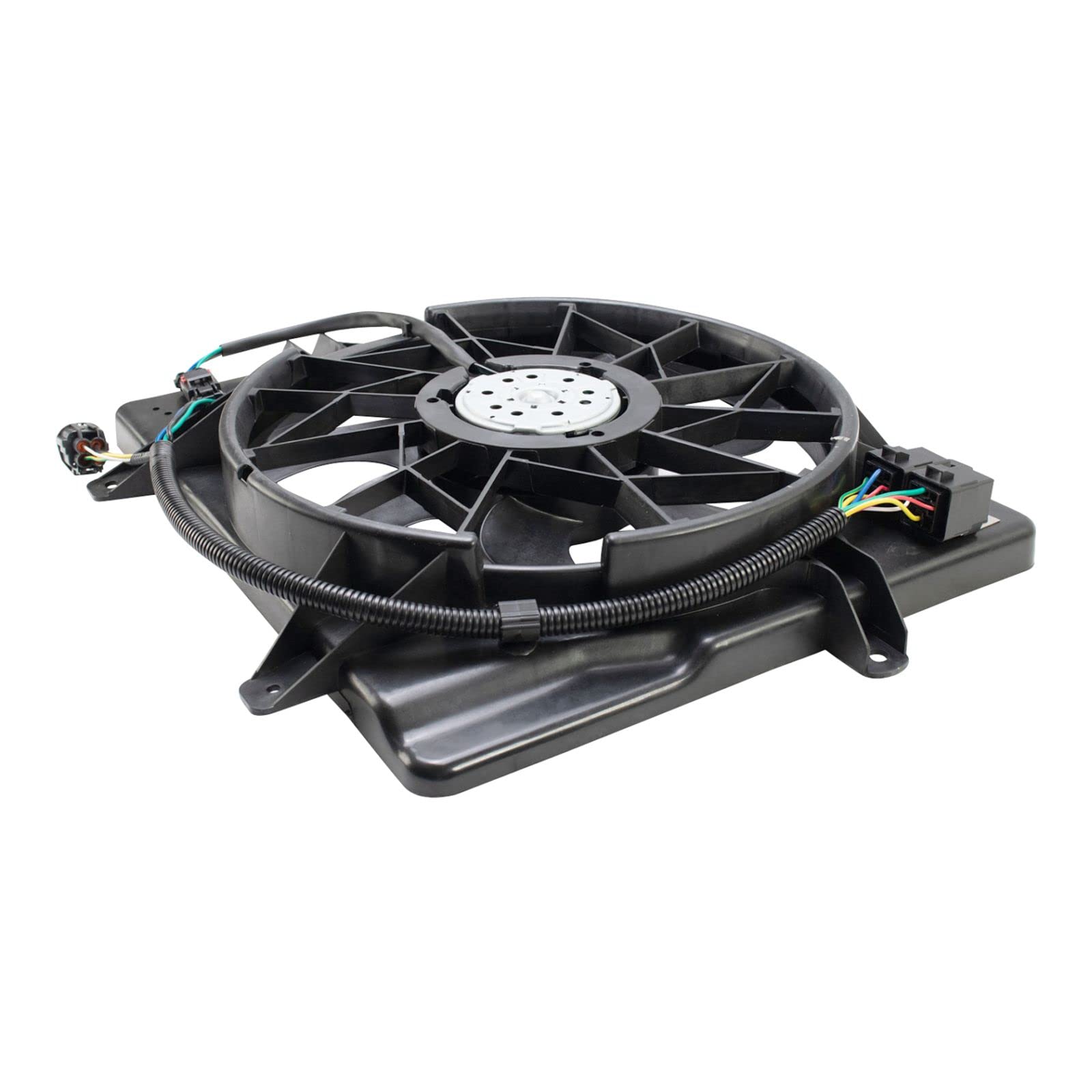 High Performance Radiator Cooling Fan Assembly for 2006-2010 Chrysler PT Cruiser - Replacement Part CH3000100 CH3115146 - Perfect for Engine Overheating Prevention & Summer Driving