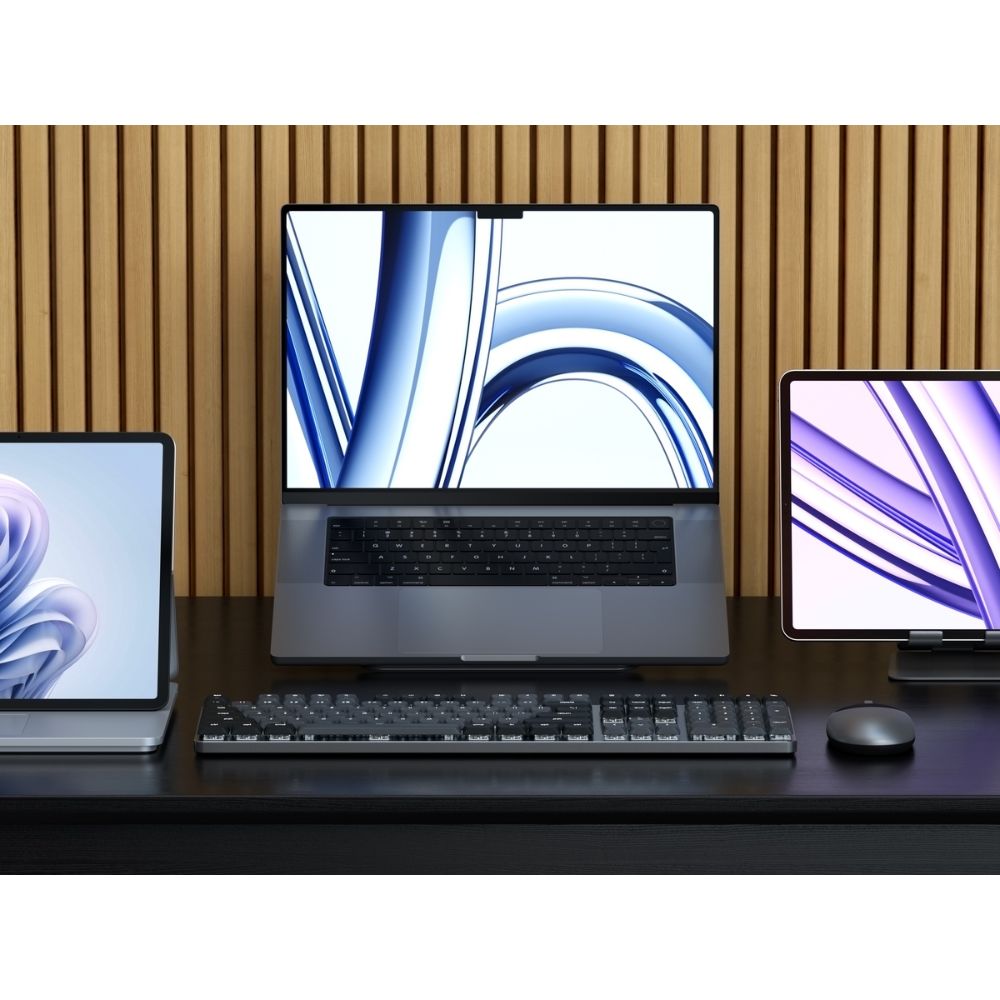 Satechi SM3 Ultra-Slim Wireless Bluetooth Mechanical Keyboard with Backlit - Perfect for Office, Gaming & Home Use