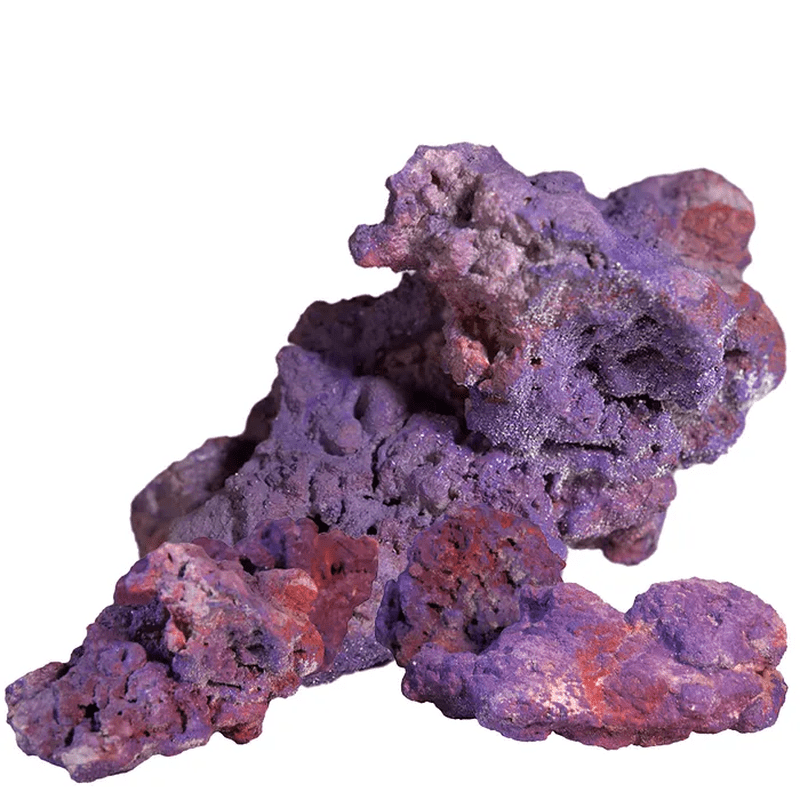 Aqua Natural Reef Base Rock - Premium Live Purple Rock for Saltwater Aquariums (10kg) - Perfect for Marine Tank Decoration & Coral Growth