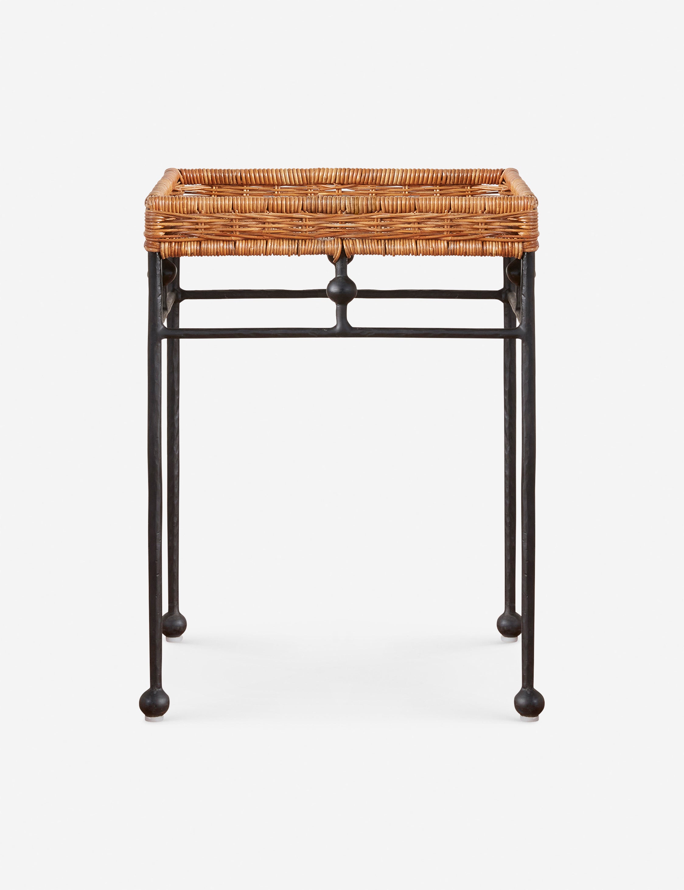 Stylish Bonnet Indoor Outdoor Side Table - Small Accent Table for Living Room, Patio, or Bedroom - Perfect for Coffee, Books, and Decor