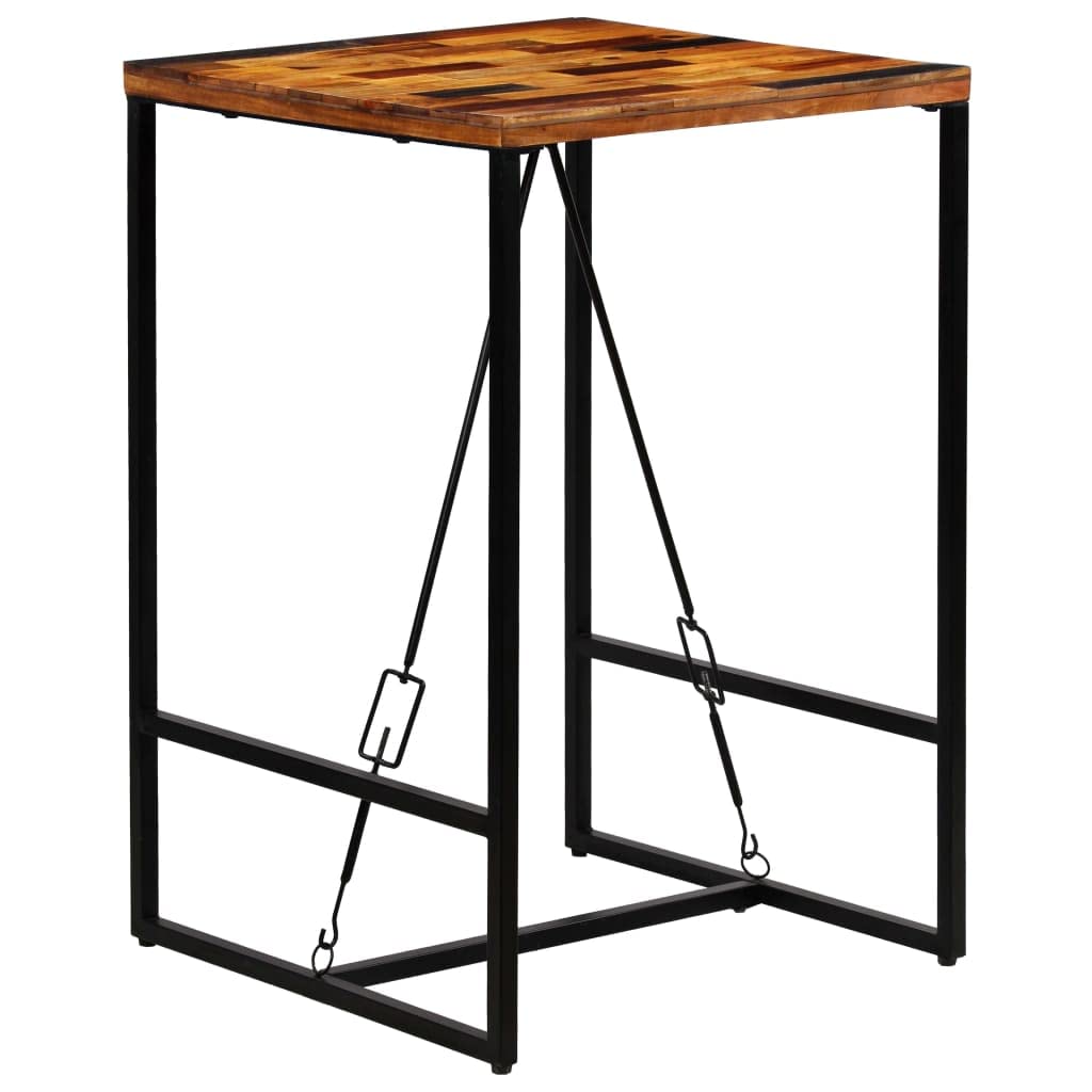 Solid Reclaimed Wood Bar Table 27.6