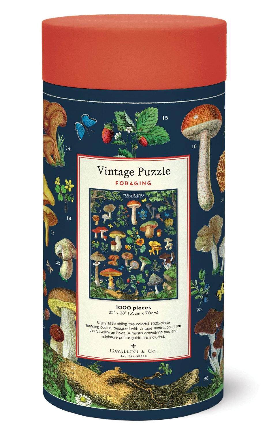 1,000 Piece Foraging Puzzle - Nature Inspired Jigsaw Puzzle for Adults & Teens - Perfect for Relaxation, Family Game Night & Home Decor
