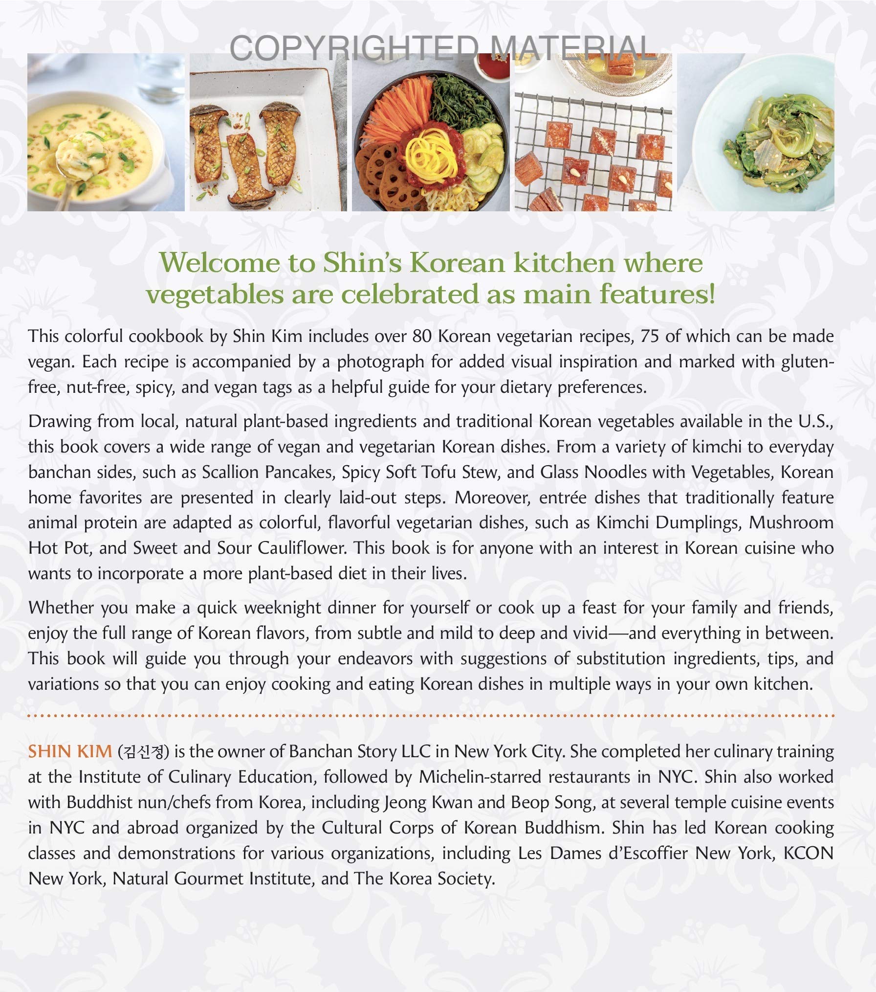 Authentic Korean Vegetarian Cookbook: Easy Step-by-Step Recipes for Healthy Plant-Based Meals | Perfect for Home Cooking & Meal Prep