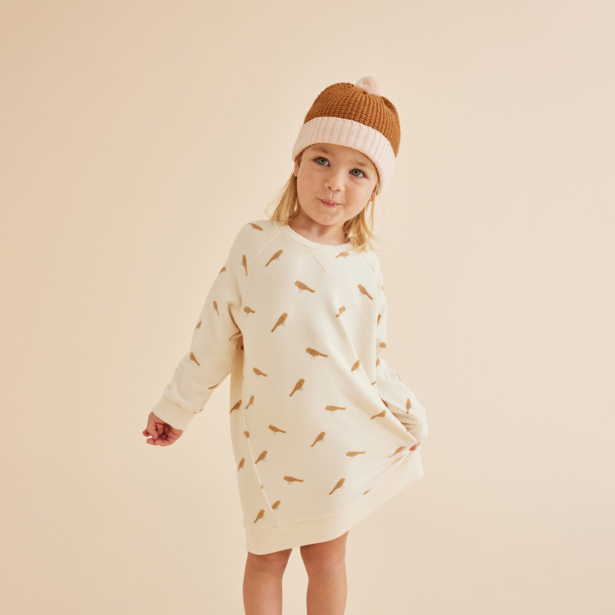 Organic Cotton Terry Sweat Dress for Women - Soft & Comfortable Lounge Wear for Home, Yoga, and Relaxation