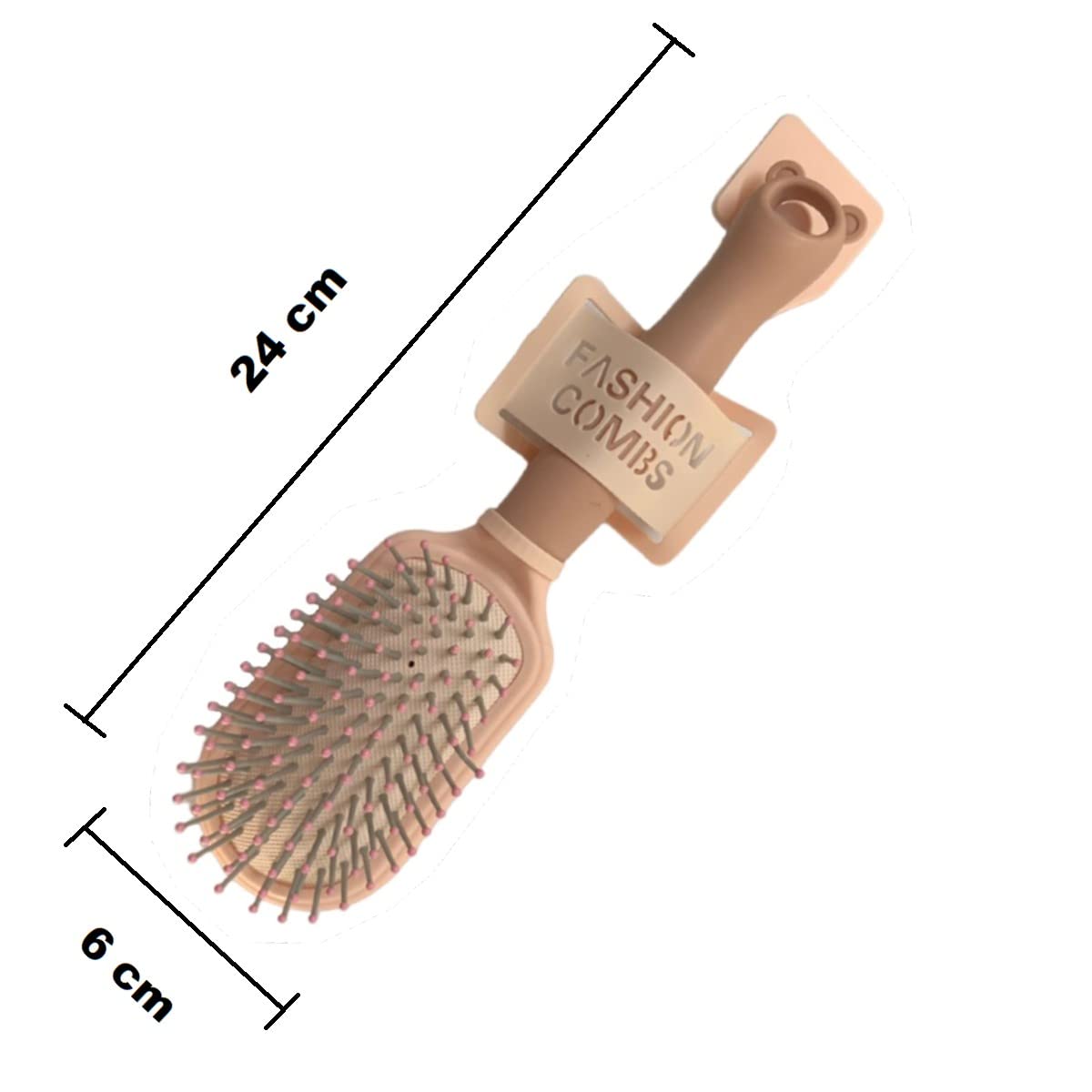 Scalp Massage Hair Brush - Detangling & Styling Brush for Thick, Wavy, Curly or Thin Hair - Anti-Knot Comb for Women, Girls & Kids - Blue Oval Hairbrush - Perfect for Daily Hair Care, Salon Styling & Relaxing Scalp Massage