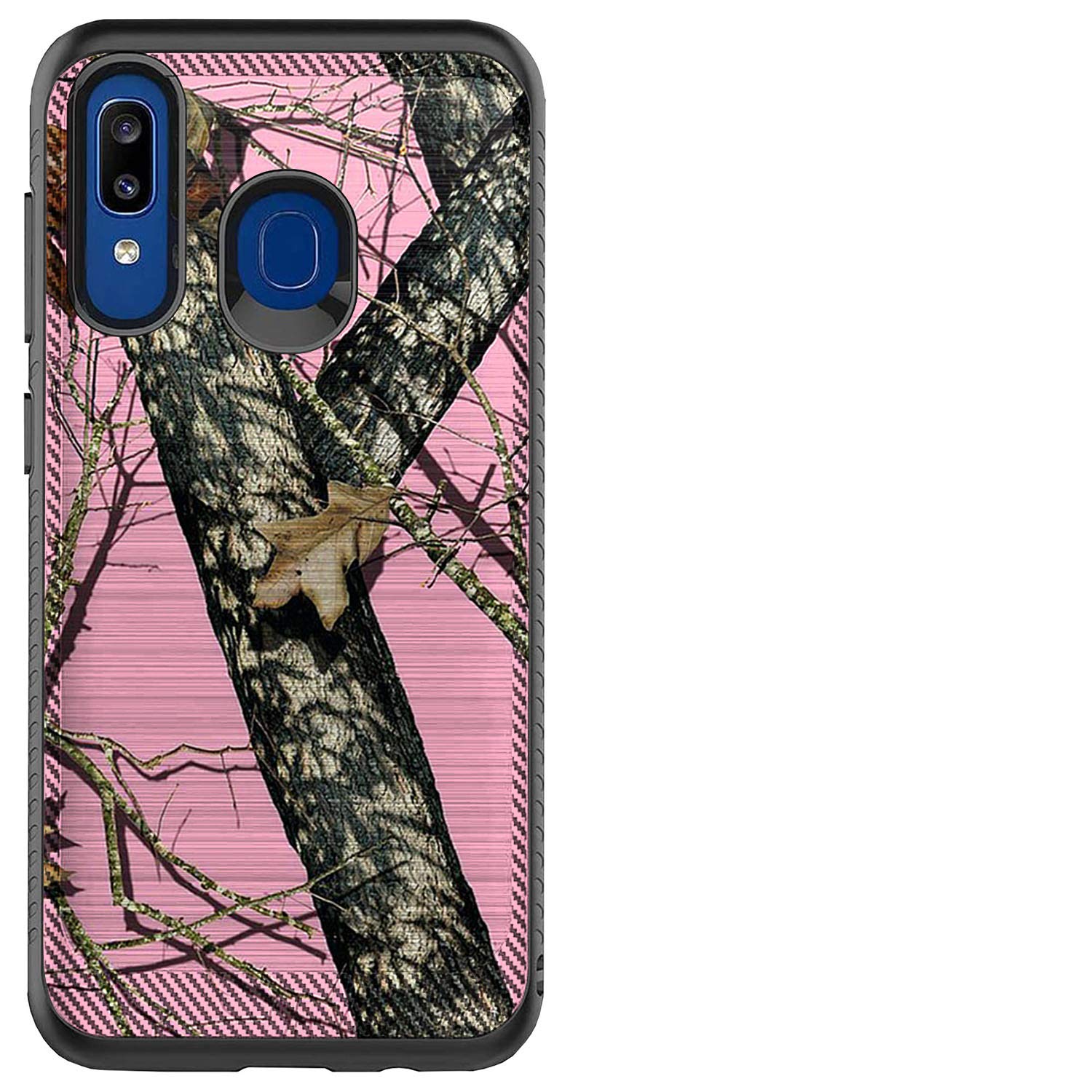 CasesonDeck Pink Camo Protective Case for Samsung Galaxy A20/A30 - Shockproof Dual Layer Cover with Embossed Design (Pink Hunters Camo) | Perfect for Outdoor Adventures & Daily Use