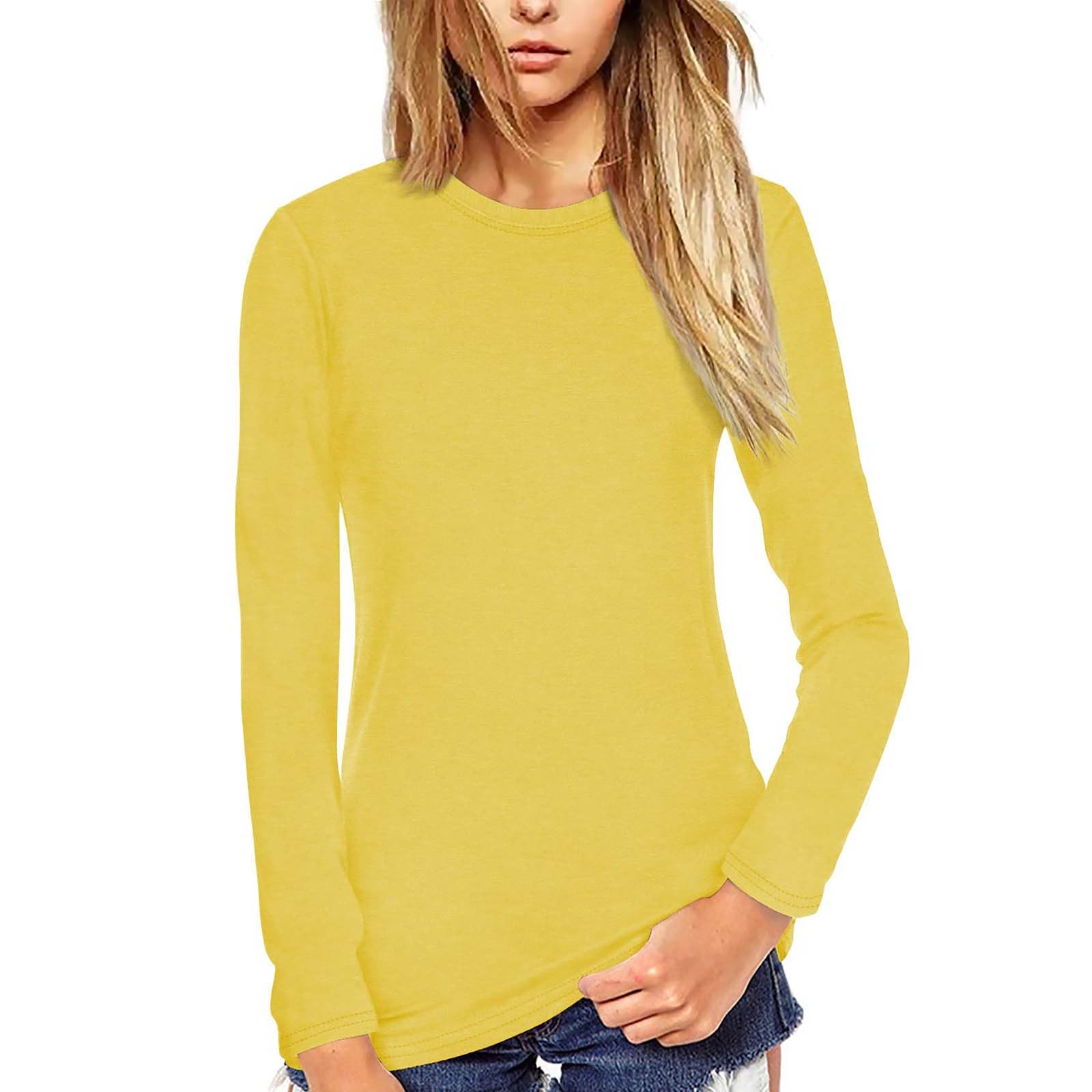 Women's Lightweight Oversized Crewneck Sweatshirt - Long Sleeve Y2K Fashion Top for Fall | Casual Loungewear, Streetwear & Layering Outfits