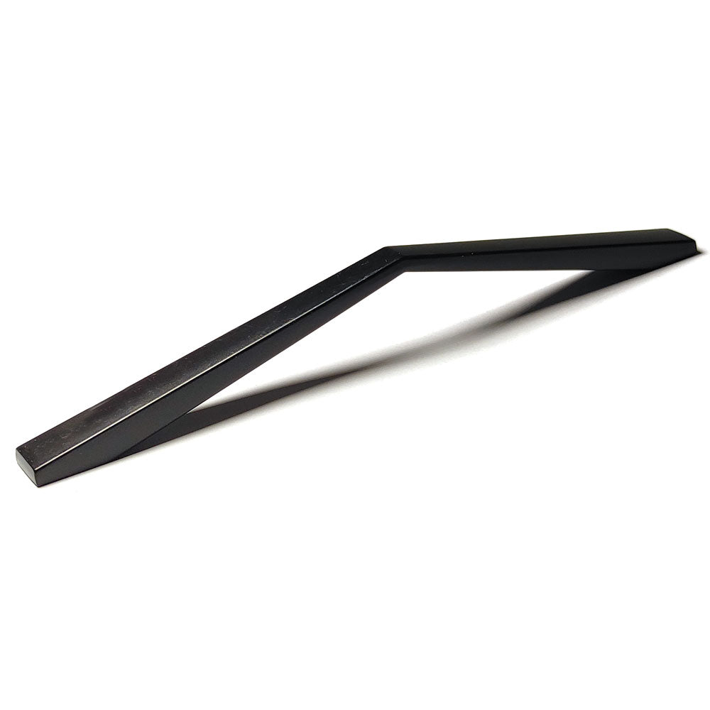 160MM Black Zinc Alloy Cabinet Handles - Modern Kitchen & Bathroom Drawer Pulls for Cabinets, Dressers, Furniture (Set of 10) - Durable & Stylish Hardware for Home Renovation