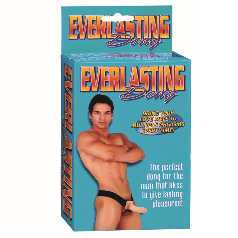 Everlasting Dong Hollow Strap-On Harness for Couples - Adjustable & Comfortable Adult Toy for Lesbian, Gay & Straight Play - Perfect for Roleplay, Bondage & BDSM Exploration