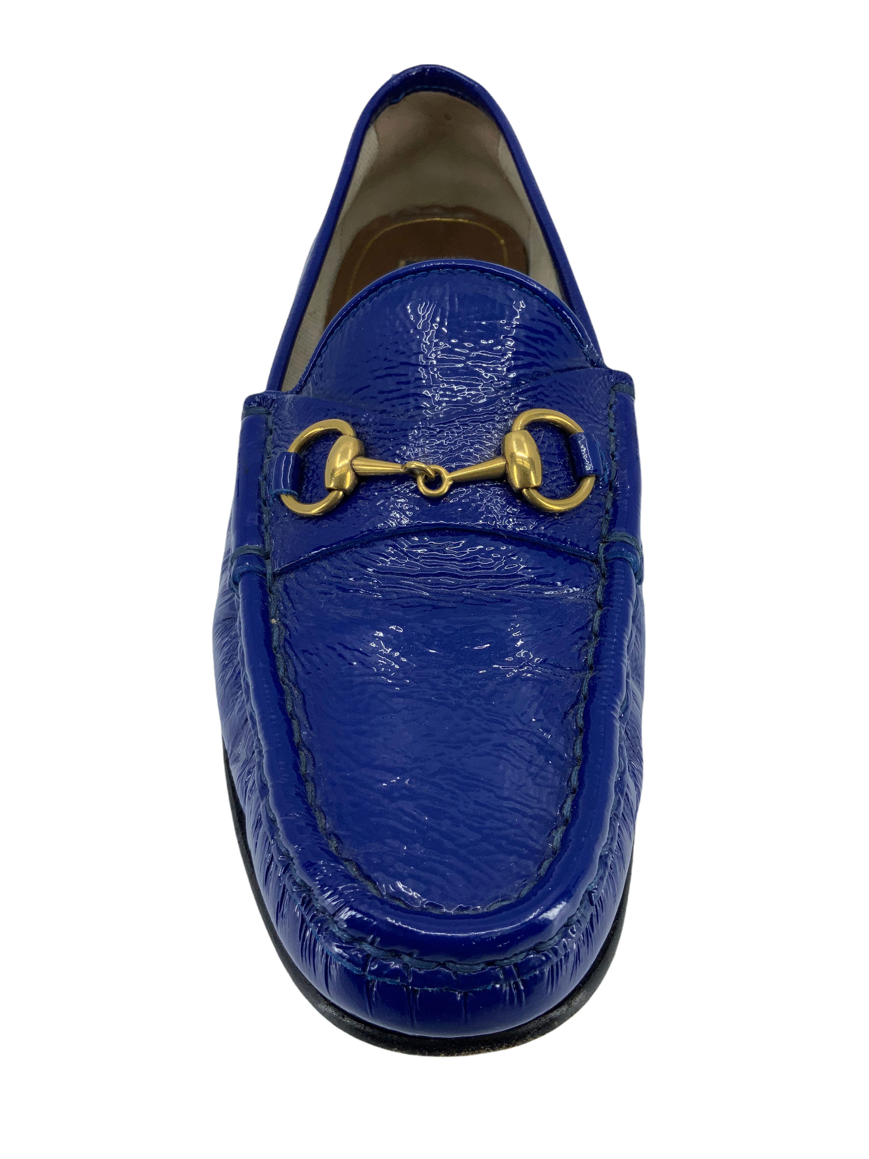 Gucci Classic Patent Leather Horsebit Loafers for Women - Size 7.5 US | Luxury Italian Leather Shoes for Business, Office & Formal Occasions
