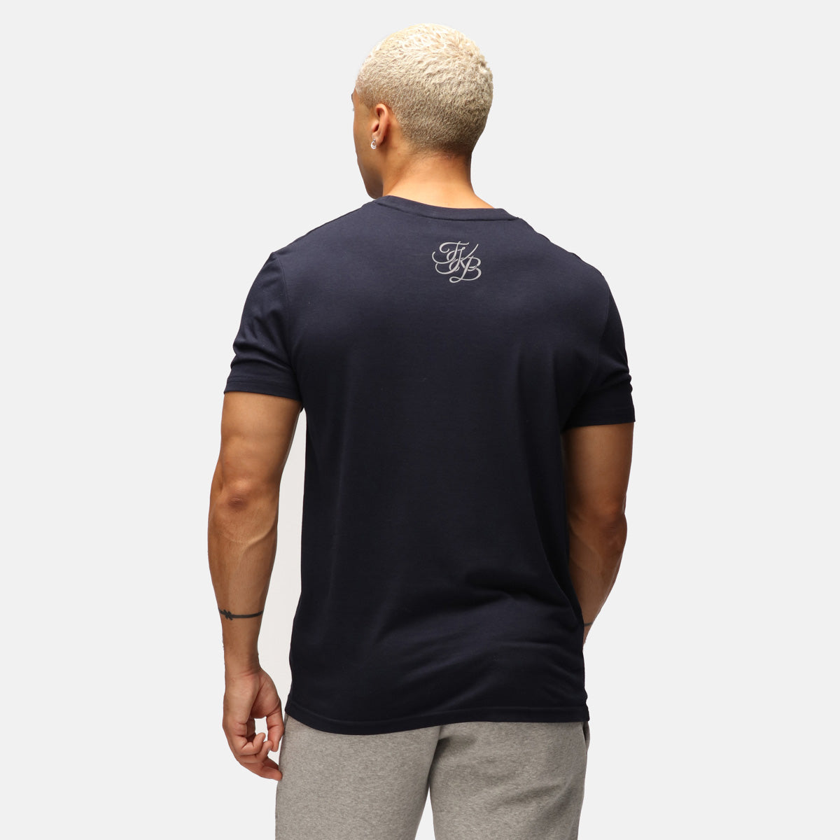 Premium Navy Blue Tri-Blend T-Shirt for Men - Soft, Comfortable & Stylish Casual Wear for Everyday Outfits, Gym, and Travel