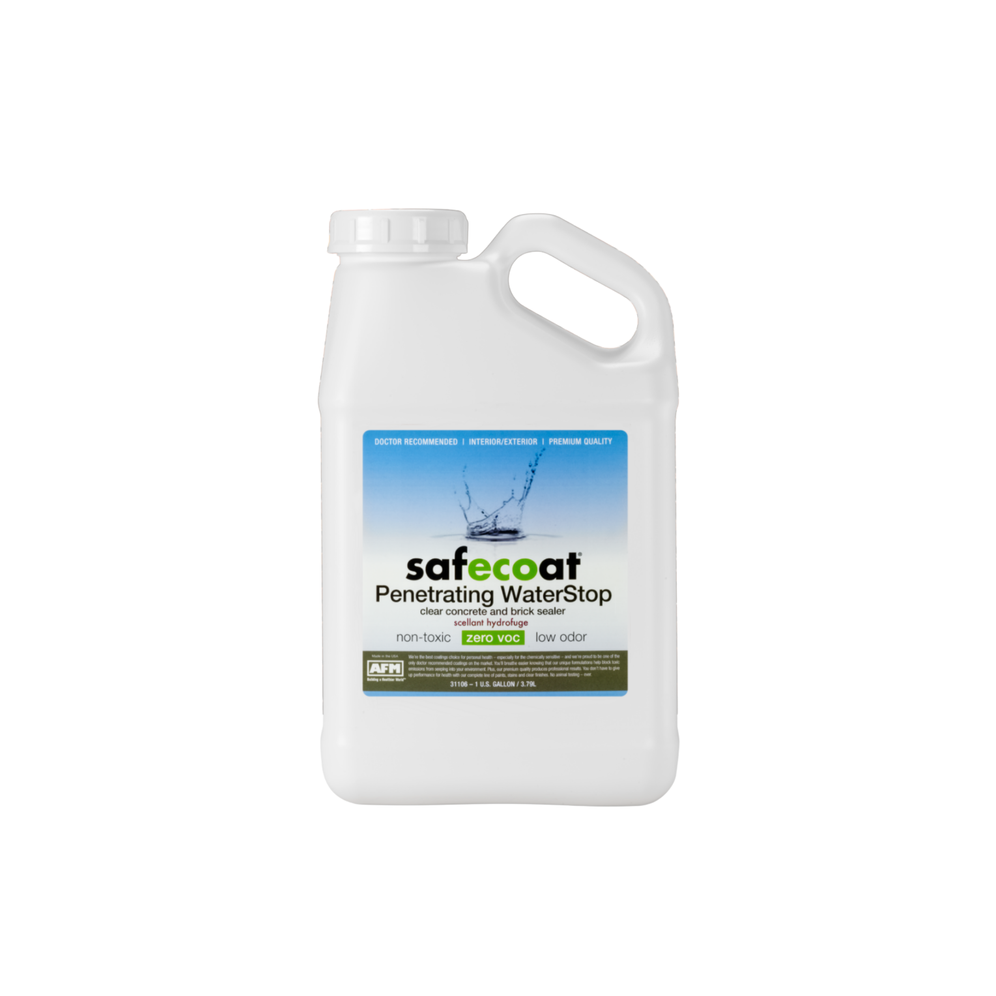 AFM Safecoat Penetrating WaterStop - Waterproof Sealant for Concrete & Masonry | Stops Water Leaks in Basements, Foundations & Walls