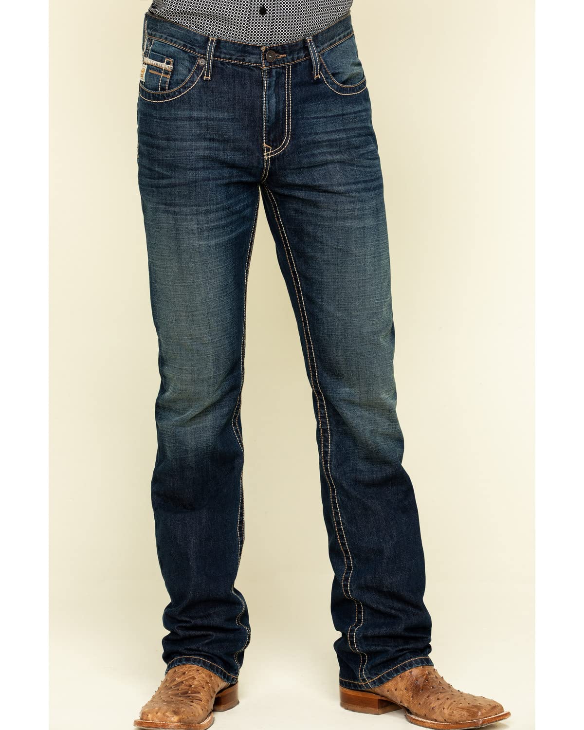 Cinch Men's June Ian Western Shirt - Classic Plaid Button-Up for Cowboy Style | Perfect for Rodeo, Ranch Work & Casual Wear