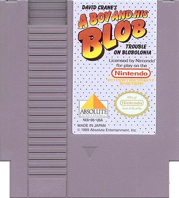 A Boy and His Blob: Trouble on Blobolonia - Classic NES Game Cartridge - Retro Nintendo Entertainment System Video Game - Perfect for Collectors & Nostalgic Gamers - Great for Retro Gaming Nights & Gift Giving