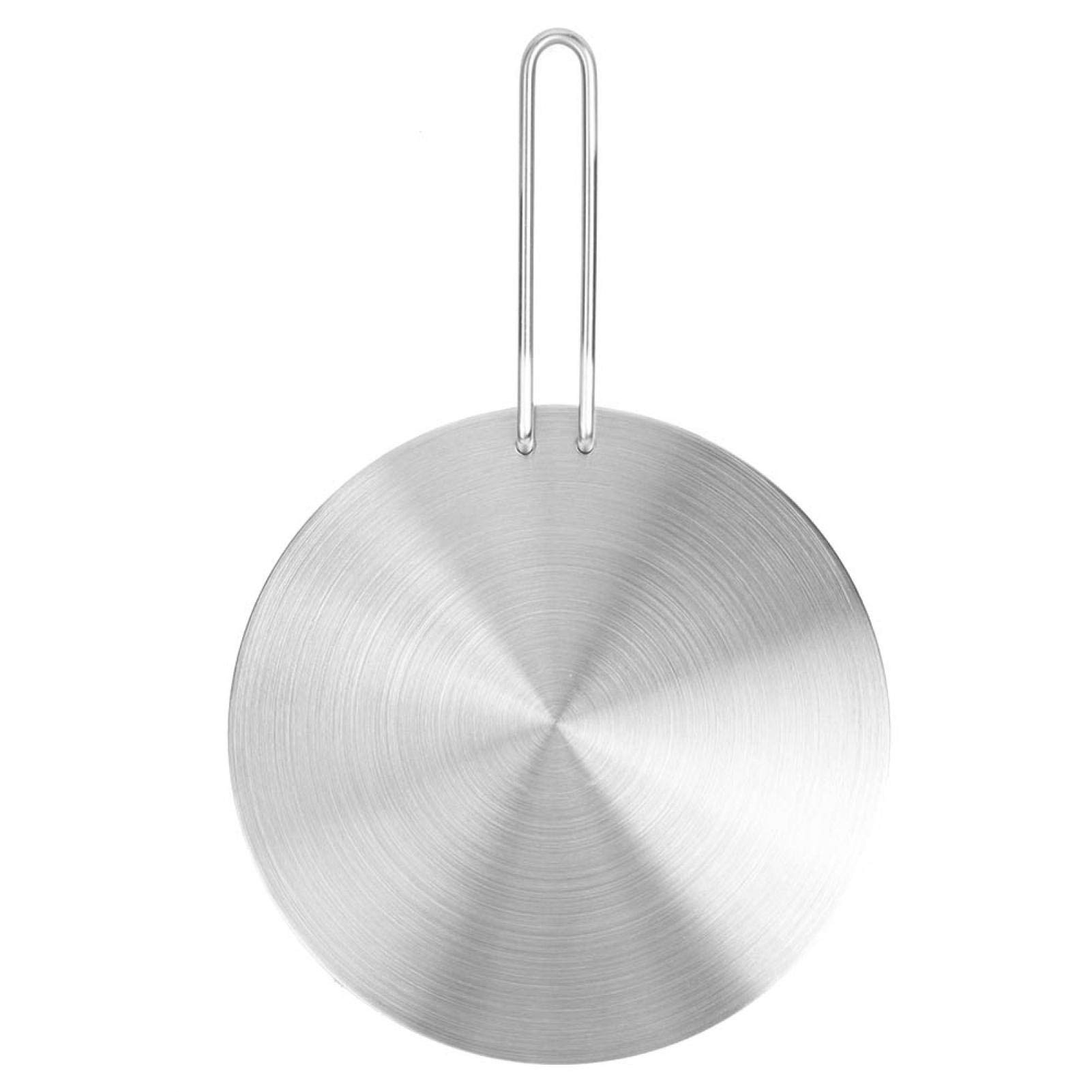 24cm Round Induction Plate & Heat Diffuser - Multipurpose Induction Cooker Compatible with Glass Cooktops - Perfect for Boiling, Simmering & Keeping Food Warm in Kitchens, Dorms & RVs
