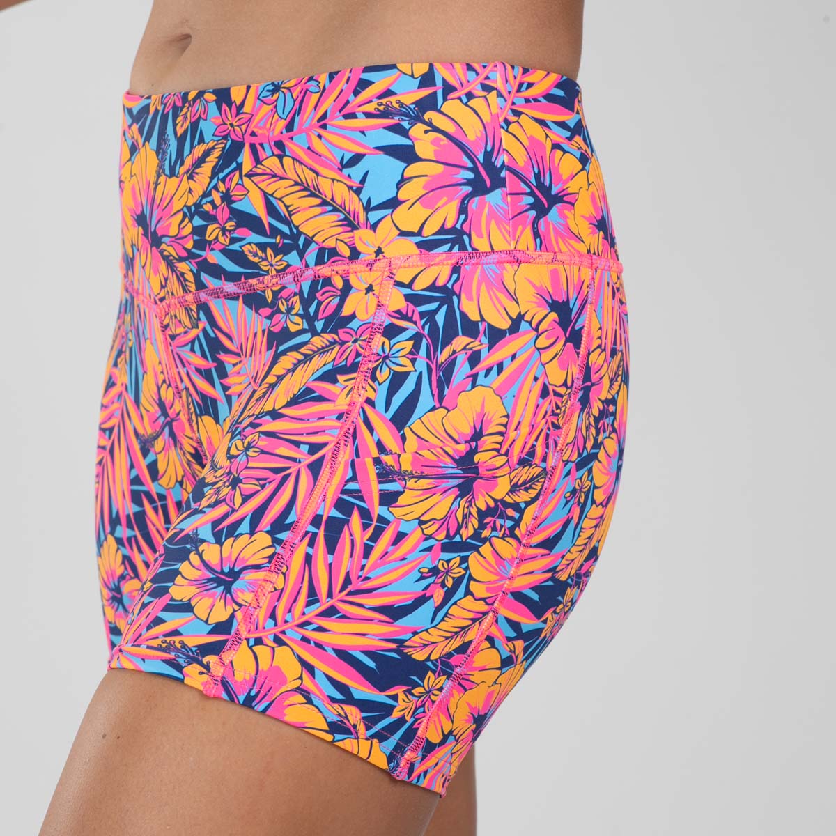 Women's Running Shorts - High Waist Athletic Shorts with Pockets for Workout & Gym | Breathable & Comfortable for Jogging, Yoga & Fitness | Club Aloha Collection