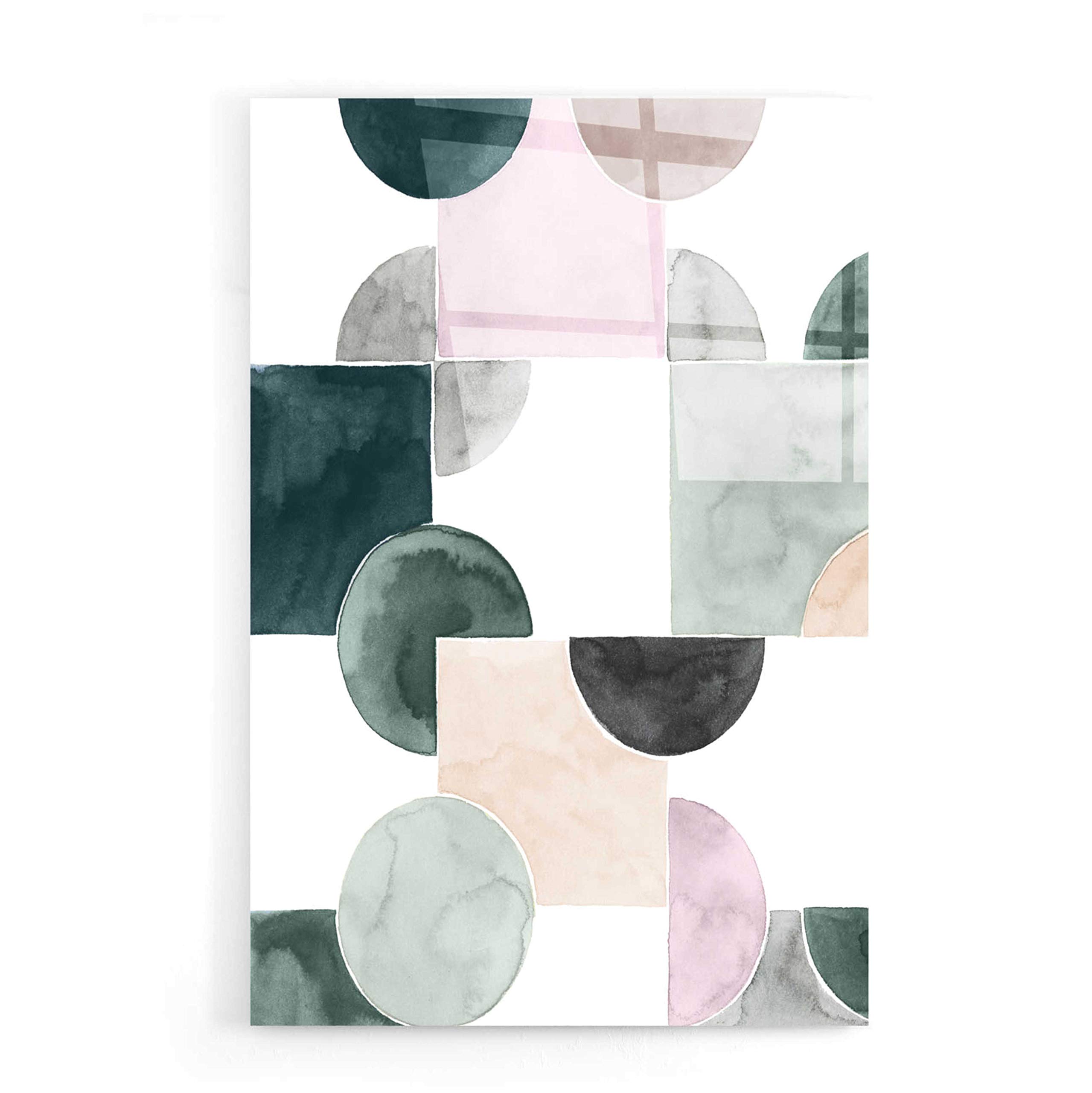 Grace Popp 'Muted Mystery IV' Acrylic Wall Art - 16x24 Inch Modern Abstract Painting for Living Room, Bedroom & Office Decor
