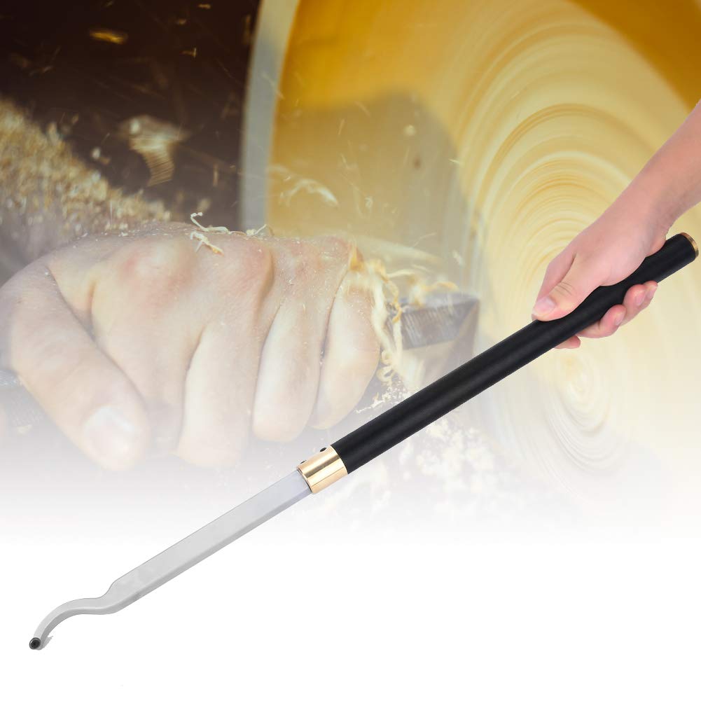 Premium Carbide Tipped Swan Neck Hollowing & Parting Tool - Wood Lathe Chisel for DIY Woodworking, Hobbyists & Carpenters (Small Bending Design, Handle Not Included) - Perfect for Bowl Turning, Pen Making & Detailed Wood Crafts
