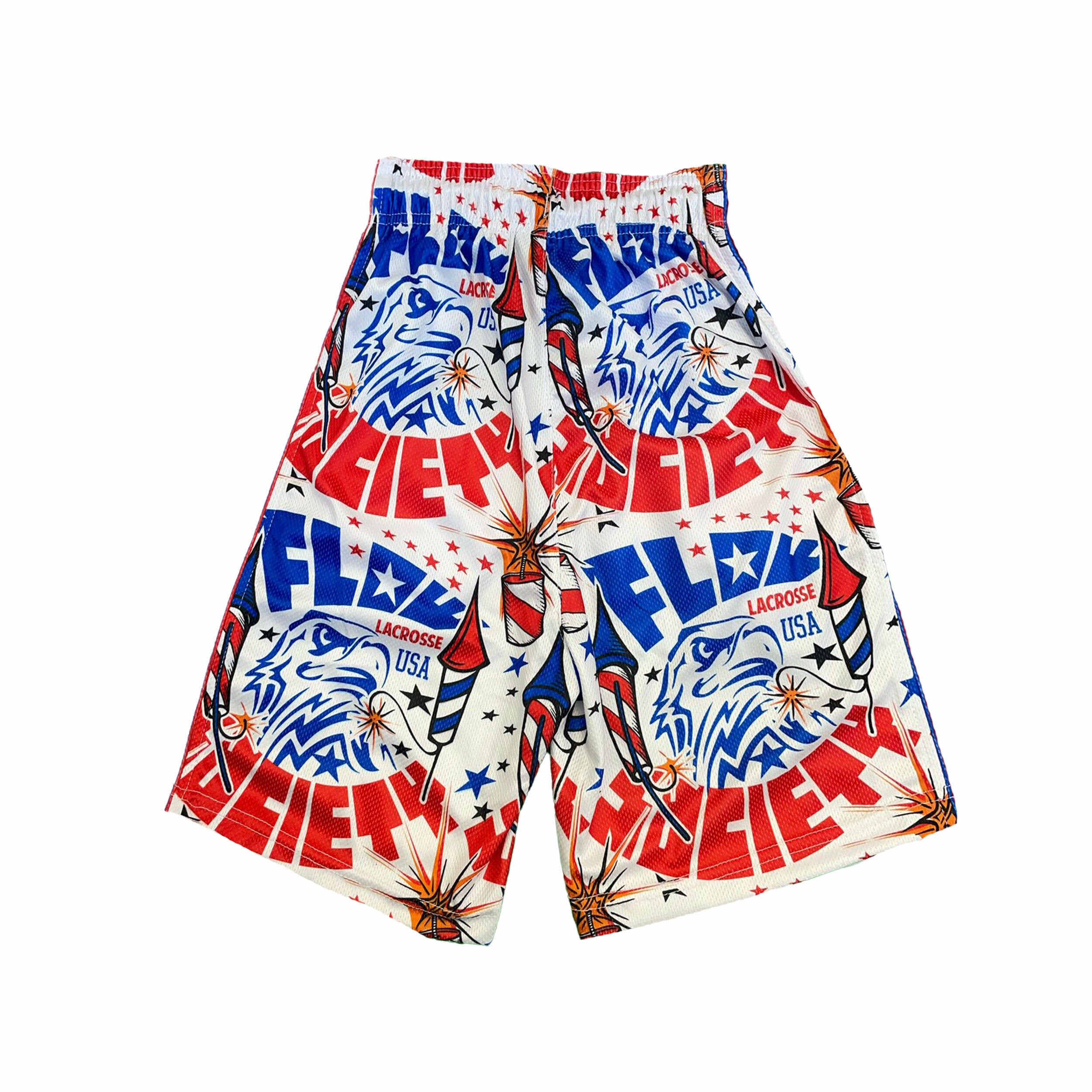 Boys Kaboom All Star Lacrosse Shorts - Breathable & Lightweight for Youth Sports & Training