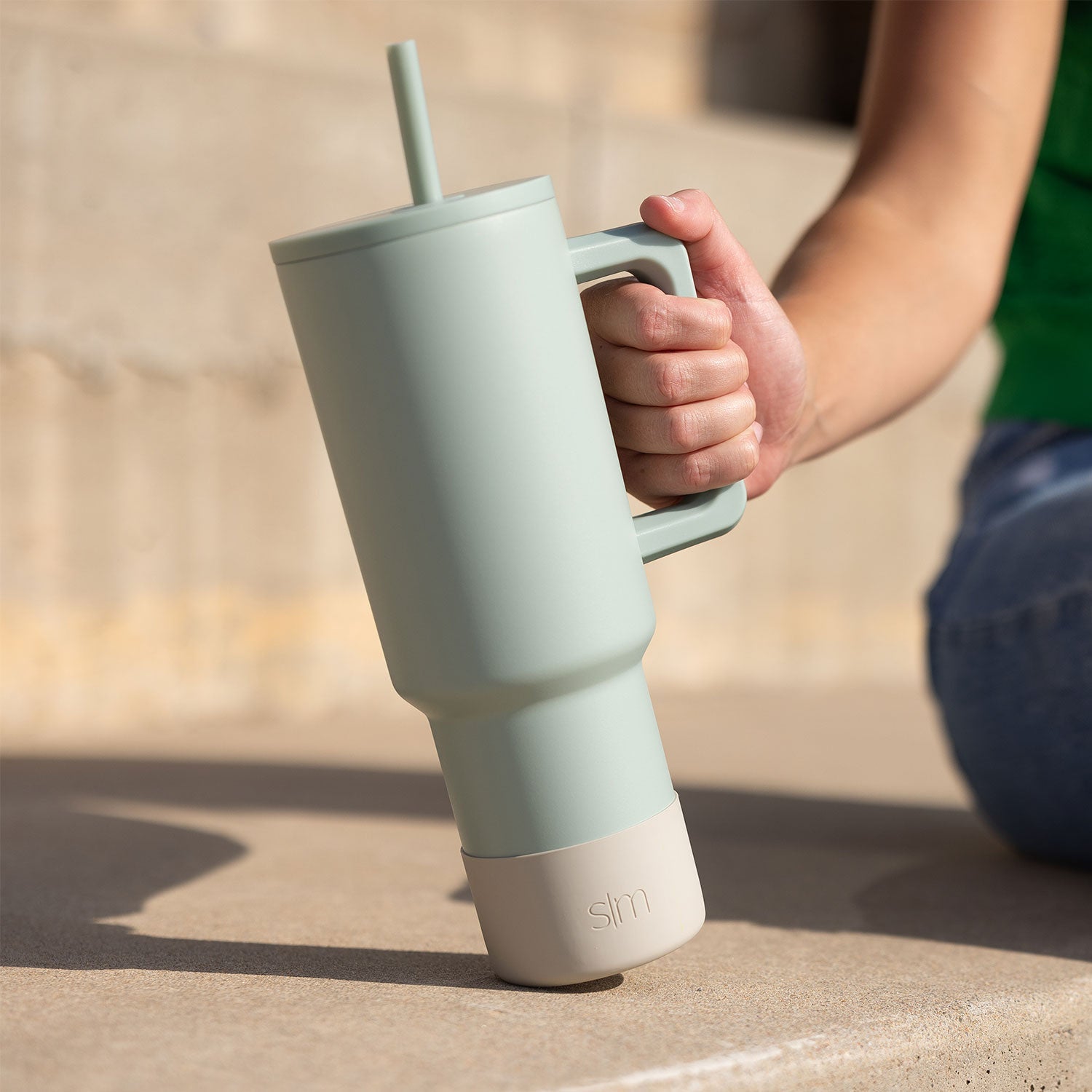 Trek Tumbler Silicone Boot - Insulated Cup Sleeve for 20oz 30oz Tumblers - Perfect for Travel, Camping & Outdoor Activities