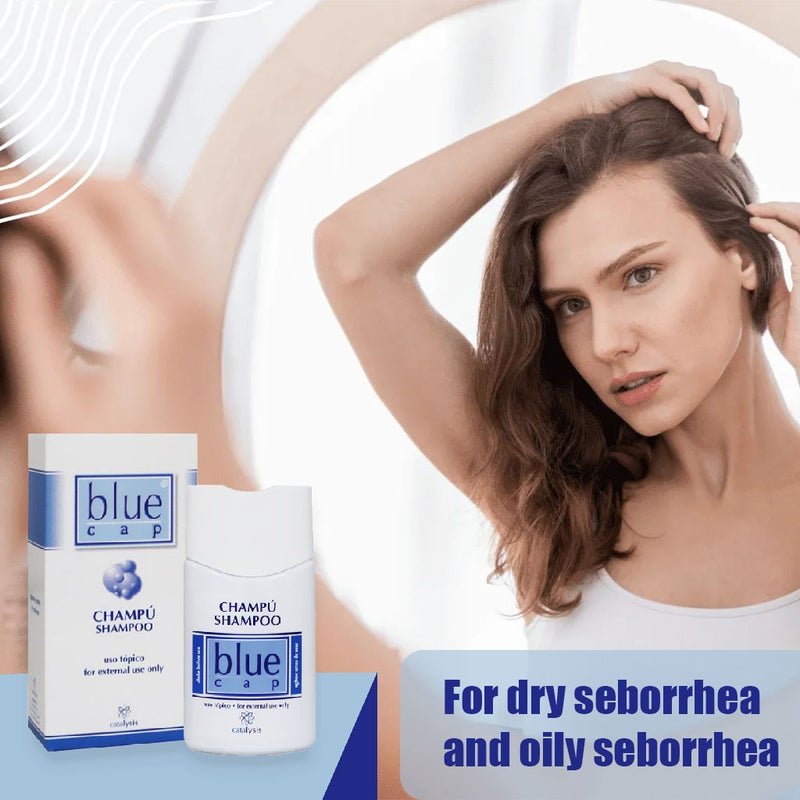 Blue Cap Shampoo 150 mL - Anti-Hair Loss Treatment for Men & Women - Perfect for Daily Hair Care & Scalp Nourishment