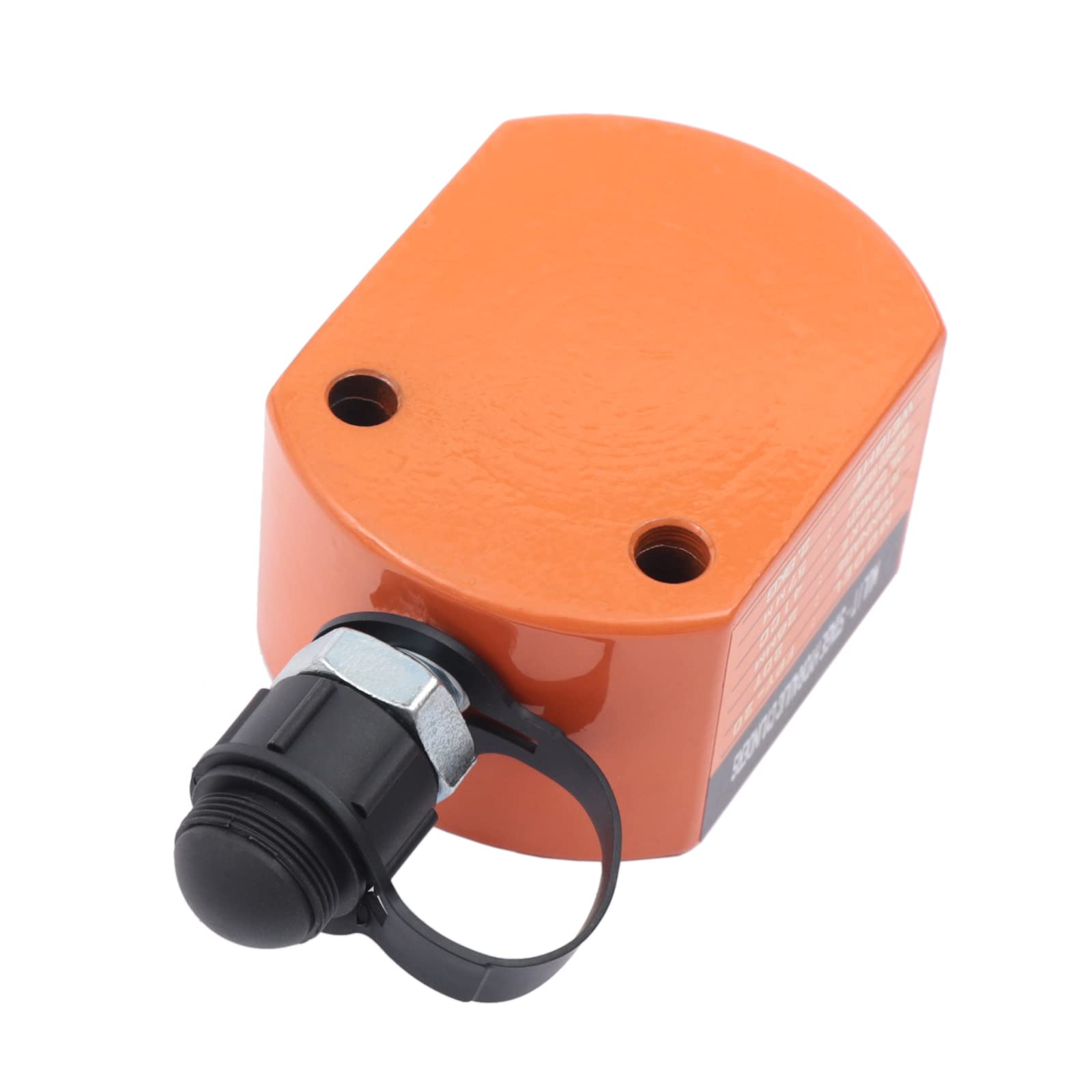 20 Ton Hydraulic Cylinder Jack - Low Profile Heavy Duty Lifting Ram with 2 Retractable Strokes for Industrial Equipment, Automotive Repair, and Construction Lifting Applications