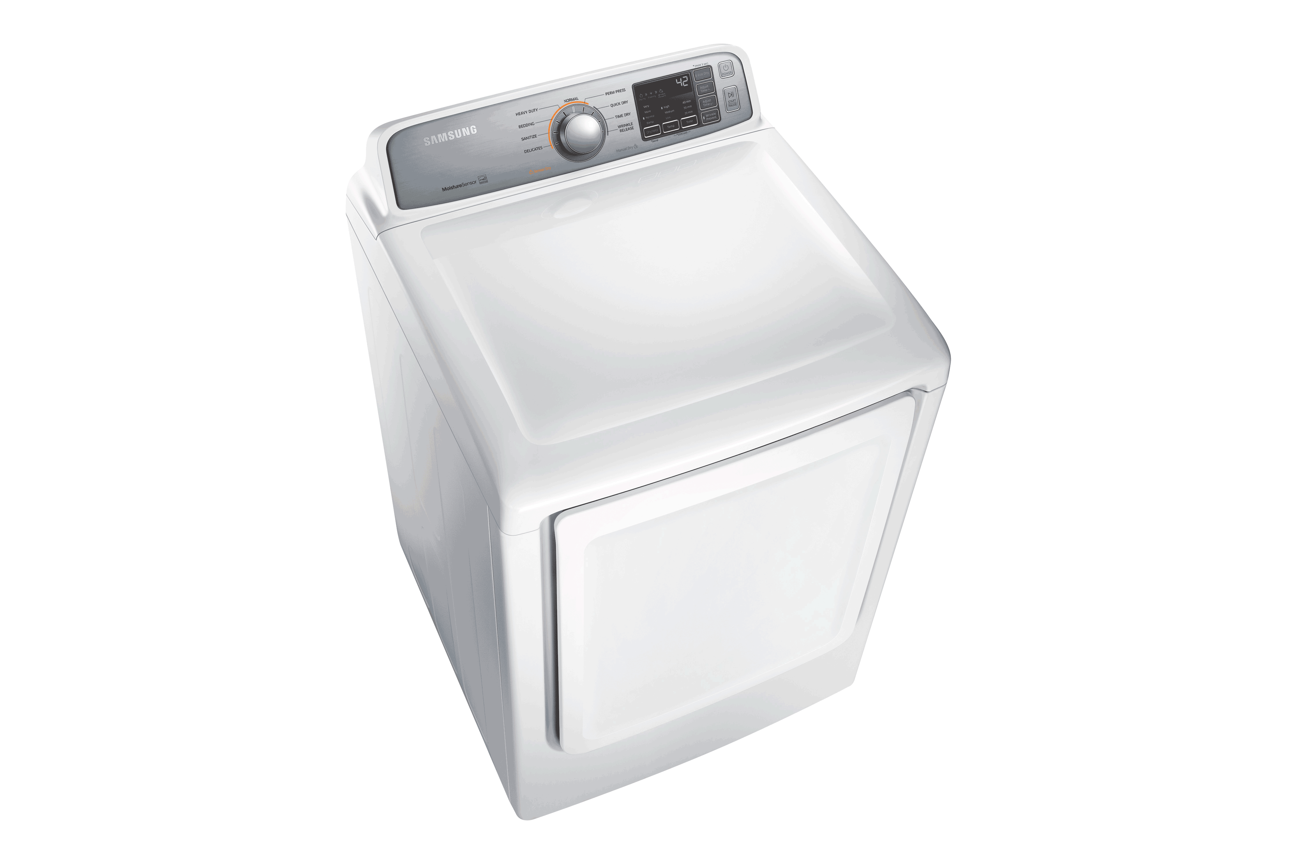 Samsung 7.4 cu.ft White Front Load Electric Dryer DVE45T7000W/AC - Perfect for Laundry Rooms & Large Families